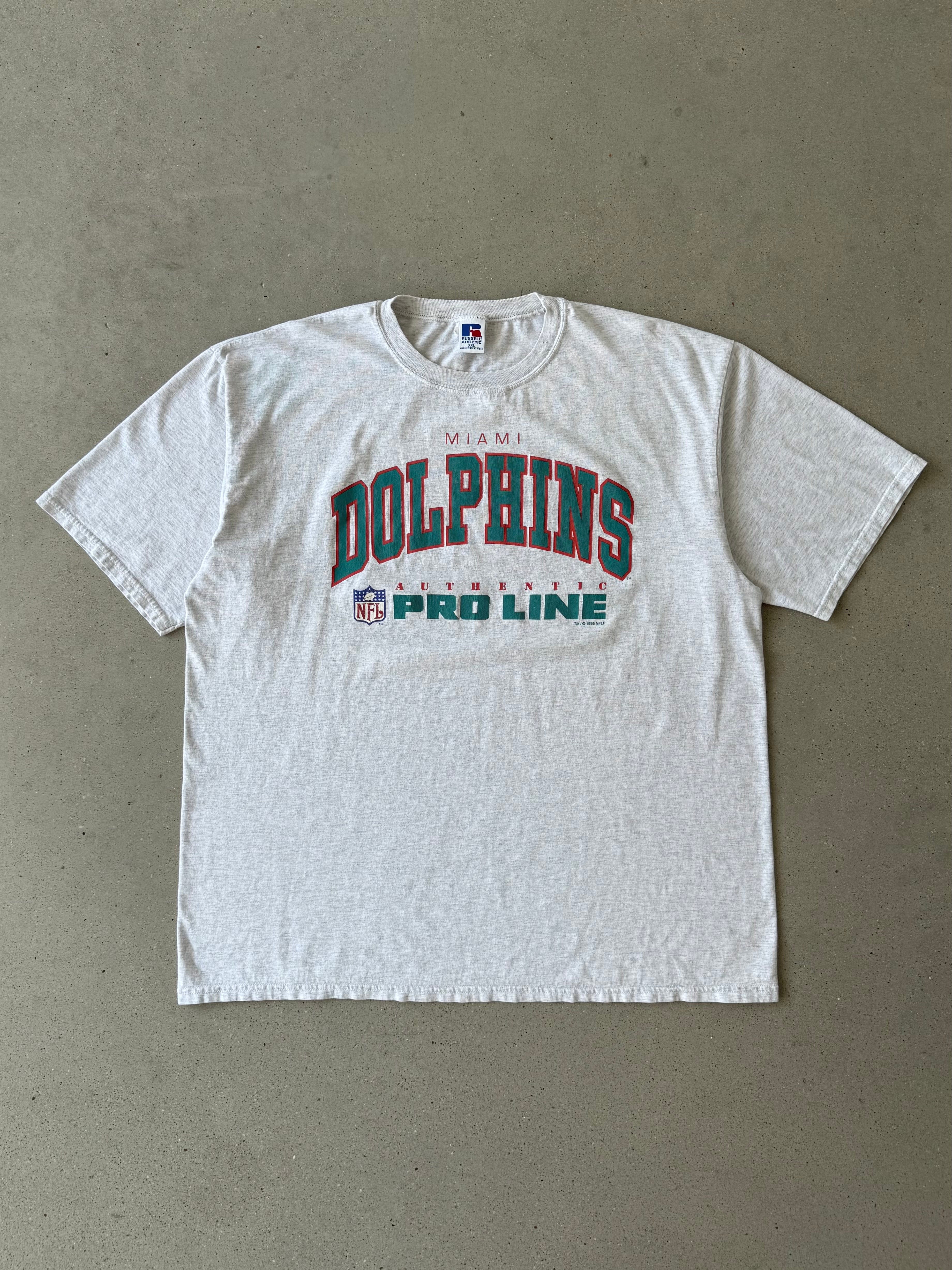 Vintage 1995 Miami Dolphins Russell Athletic NFL Tee - XXL