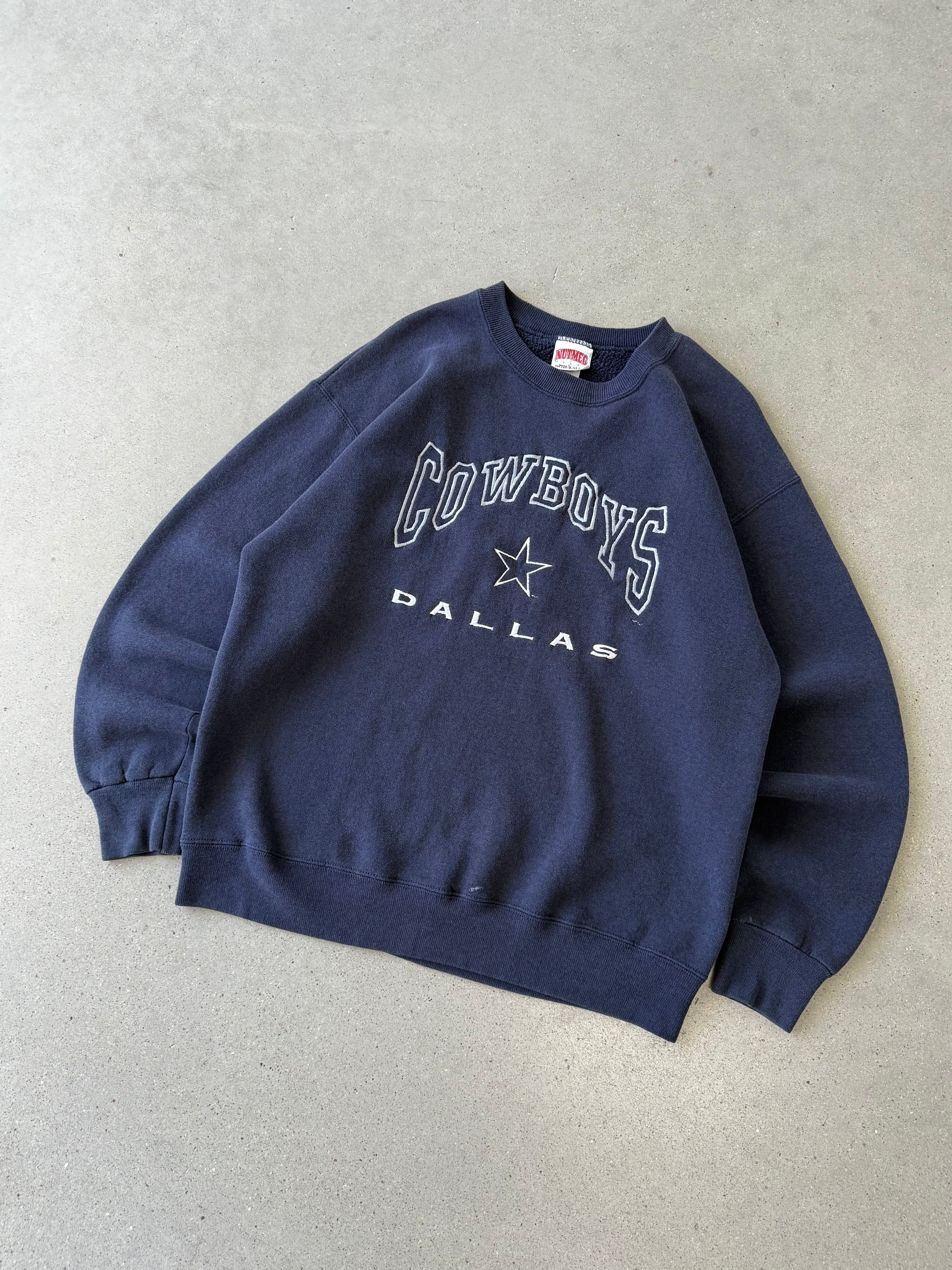 Vintage Dallas Cowboys Navy Sweatshirt  - L