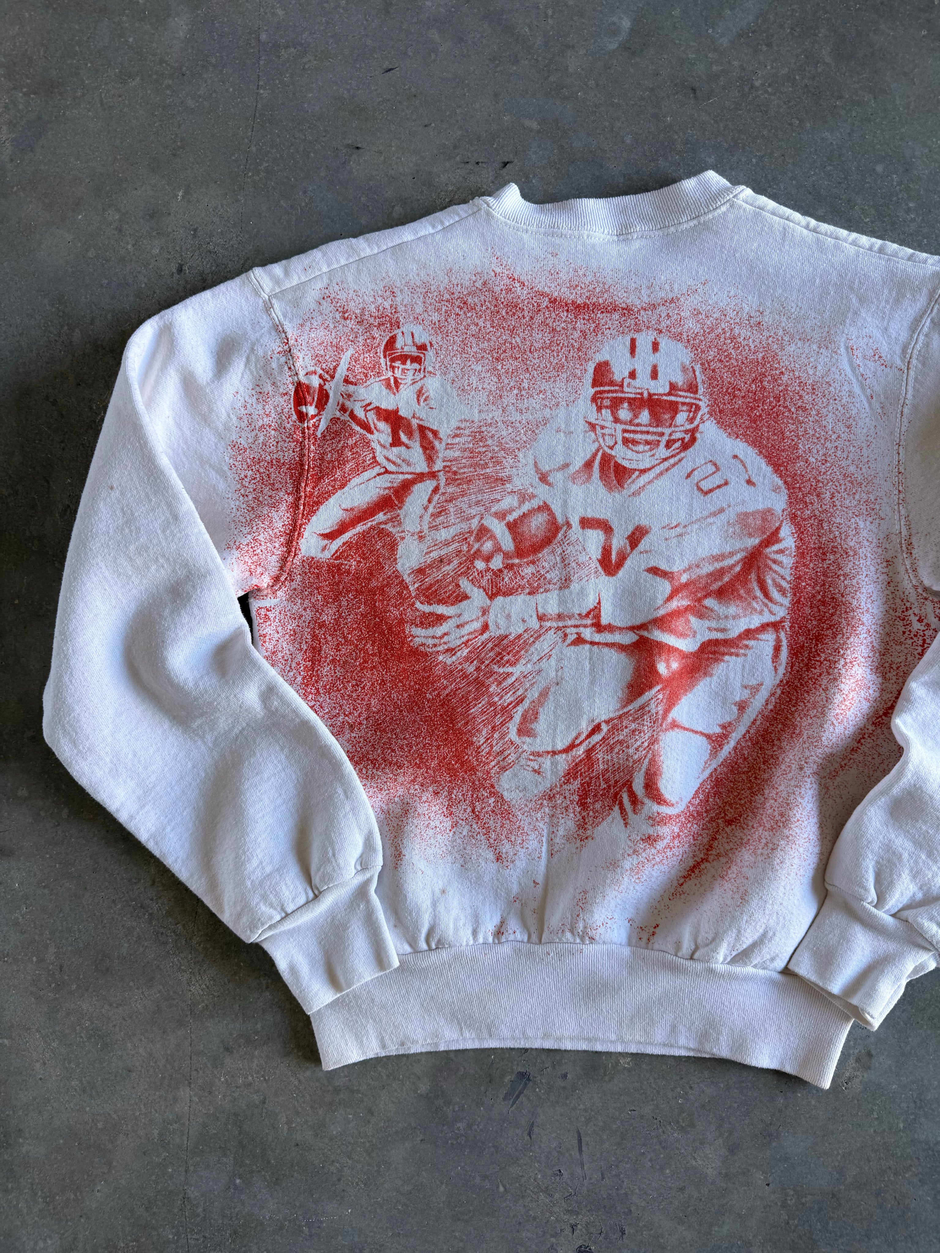 Vintage 1990s Texas Longhorns Airbrush Sweatshirt (M)