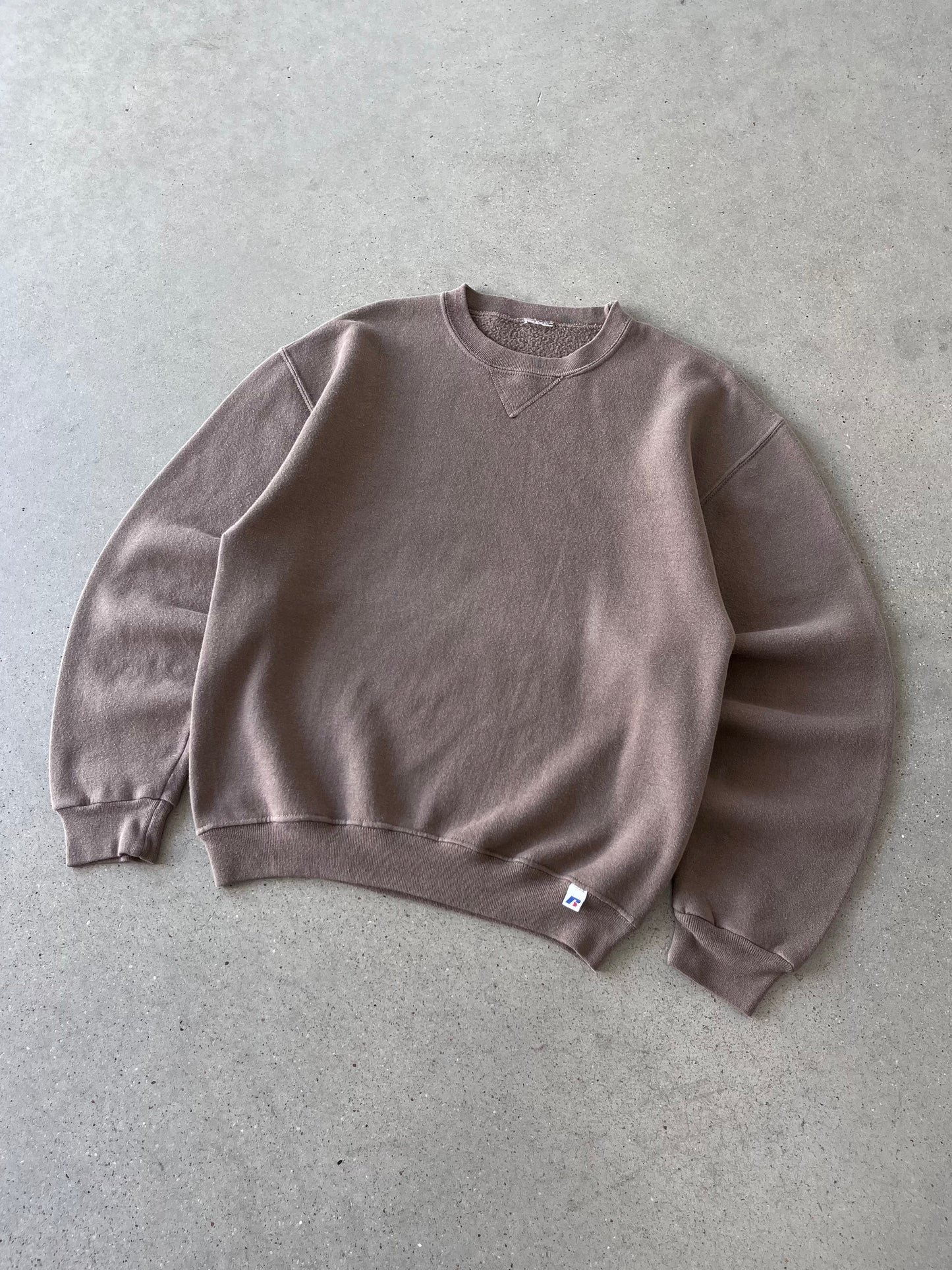 Vintage Mocha Russell Athletic Crewneck - L