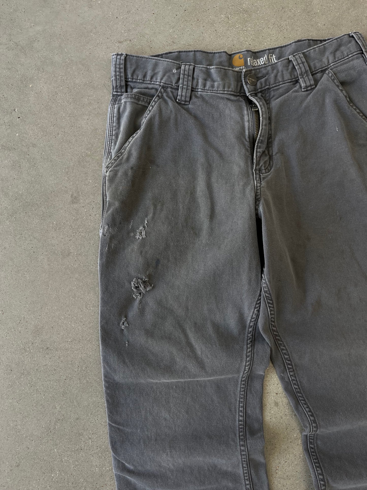 Vintage Carhartt Gray Carpenter Pants - 32x28