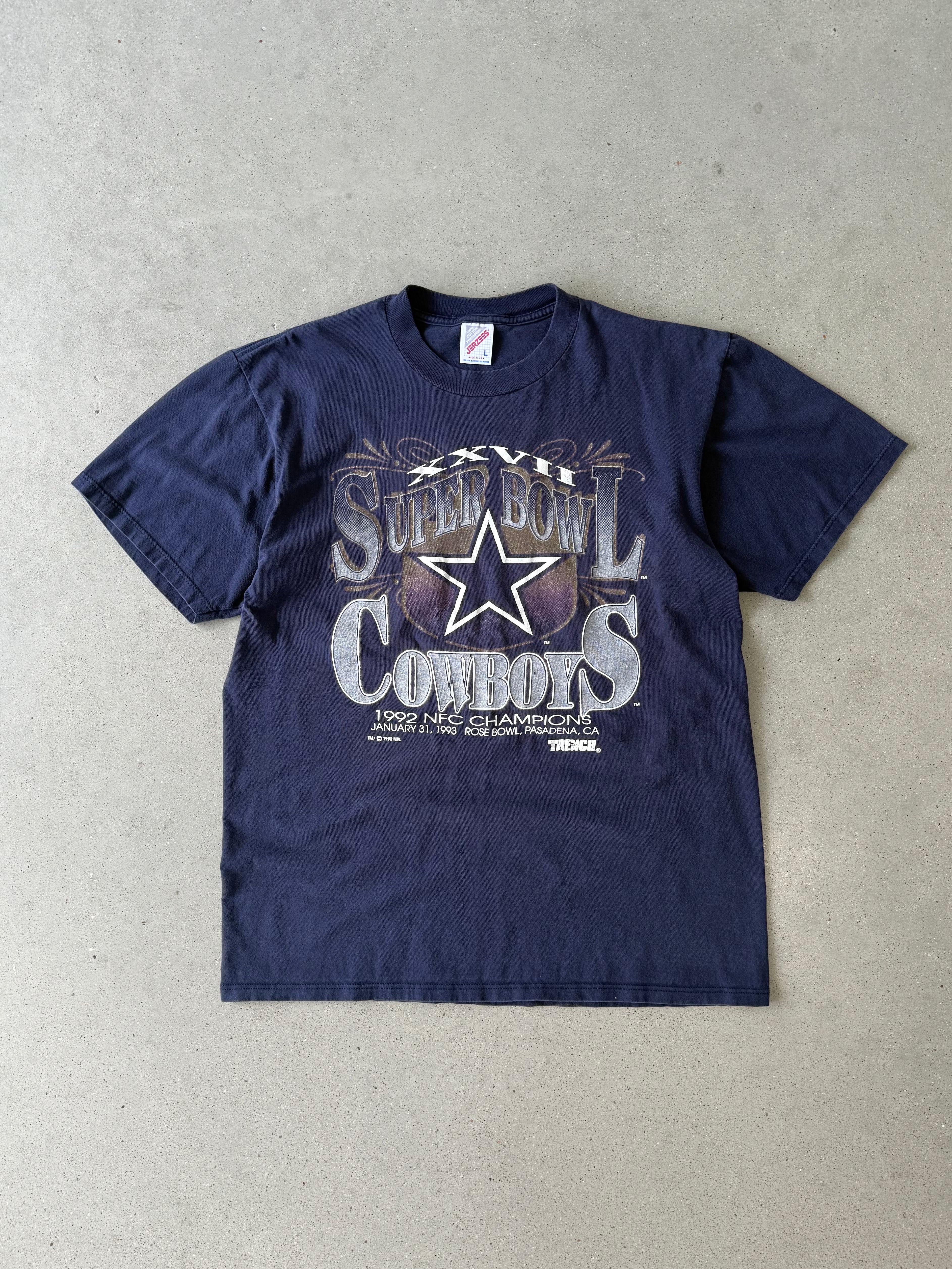 Vintage 1992 Dallas Cowboys Super Bowl Tee - L