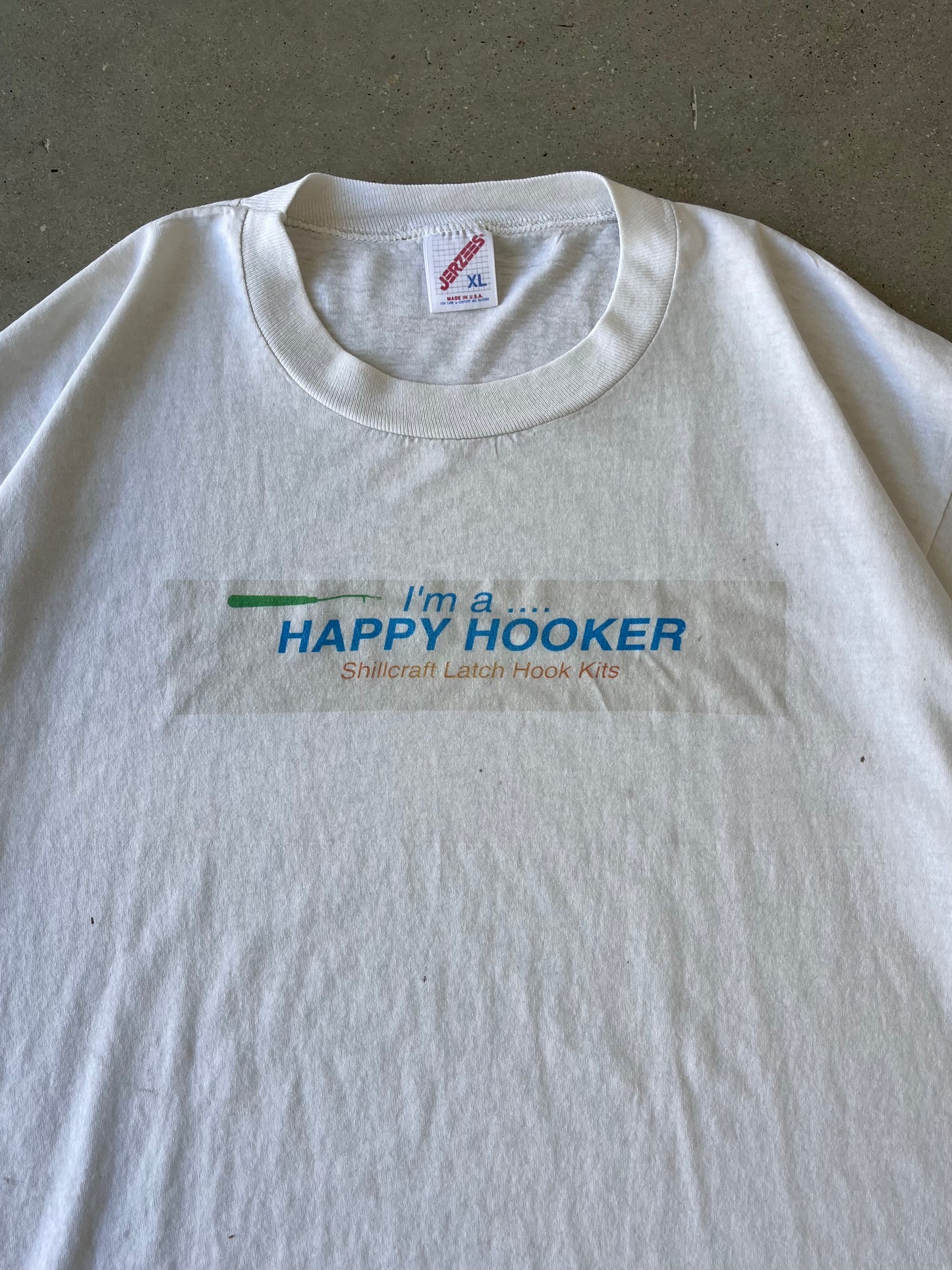 Vintage 'Happy Hooker' Tee - XL