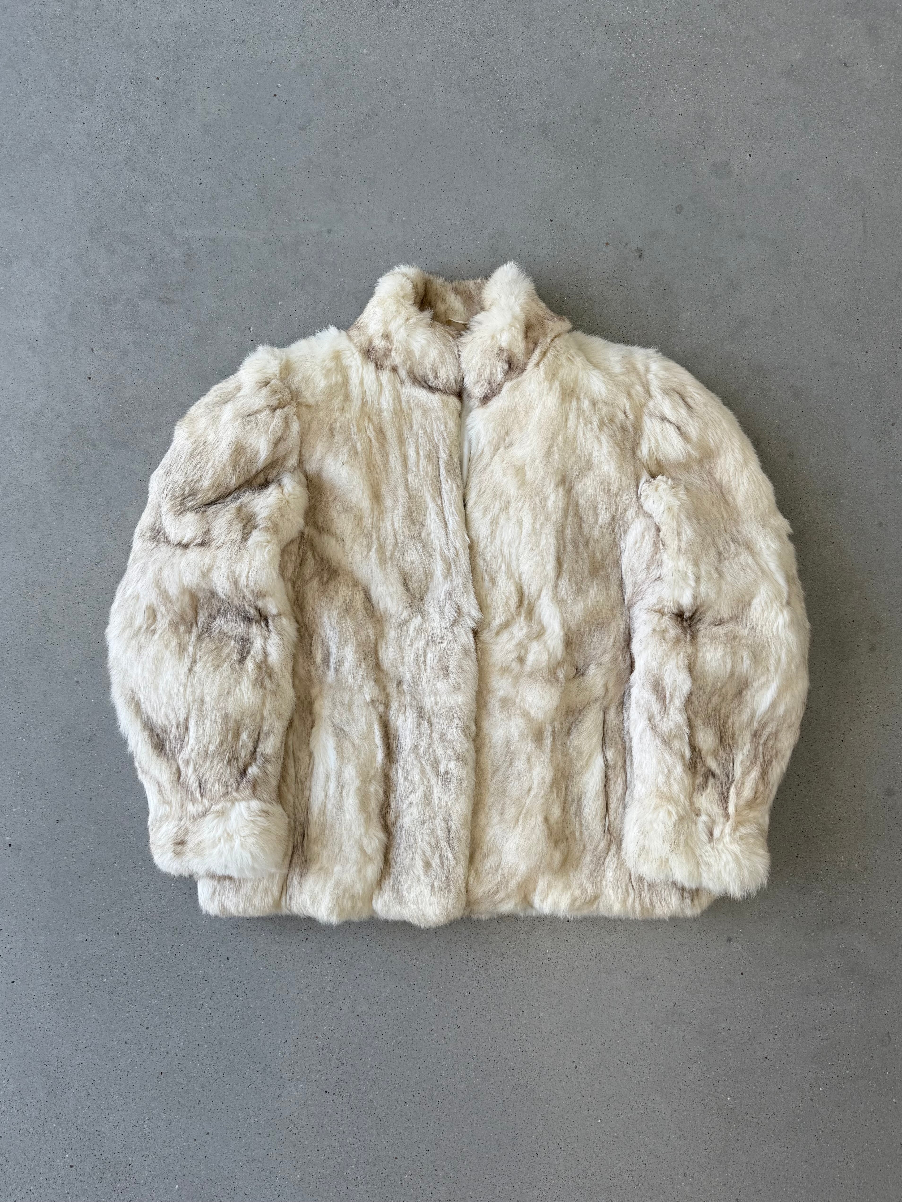 Vintage Rabbit Fur Coat - M