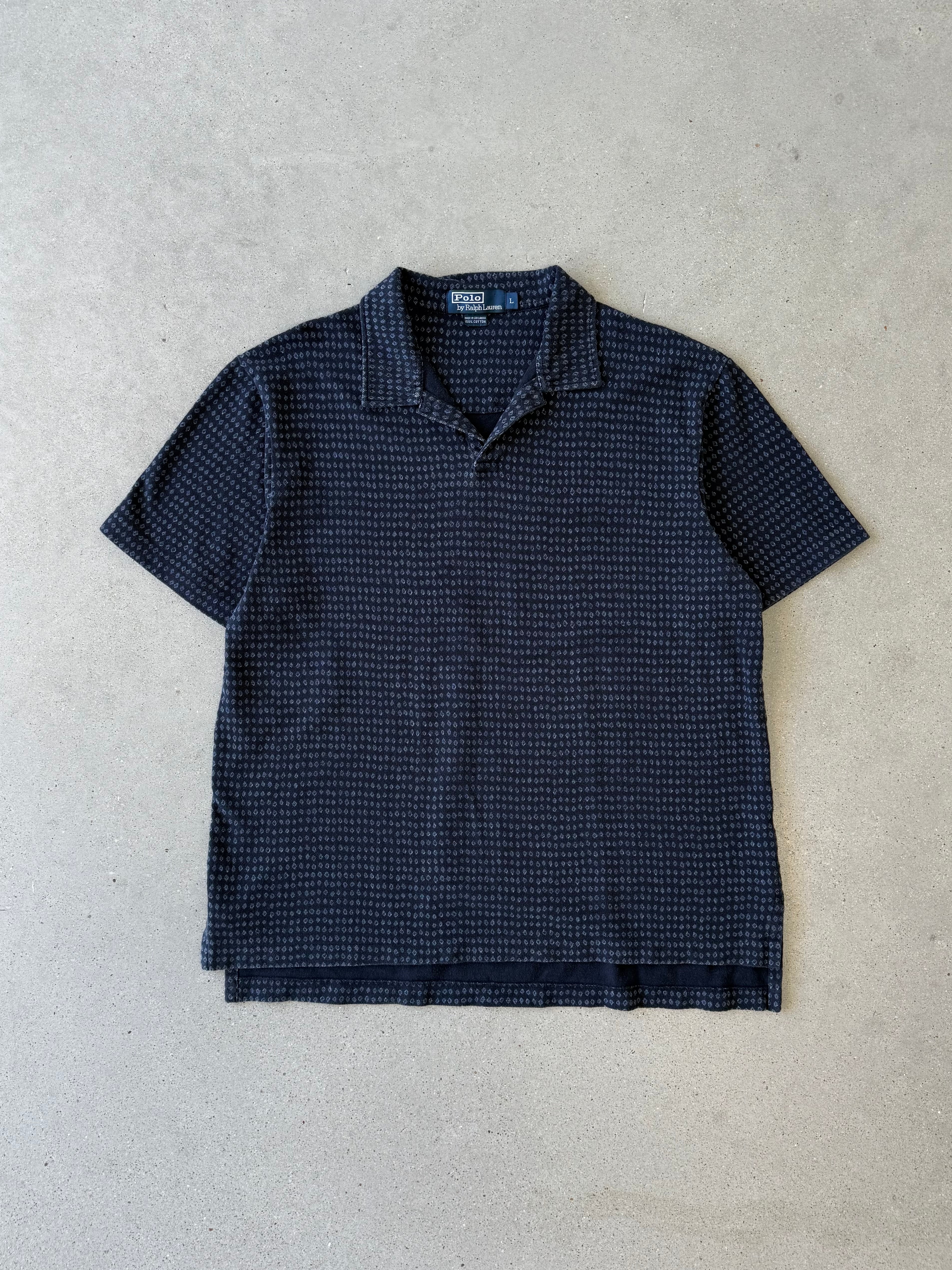 Vintage Polo Ralph Lauren Pattern Polo - L
