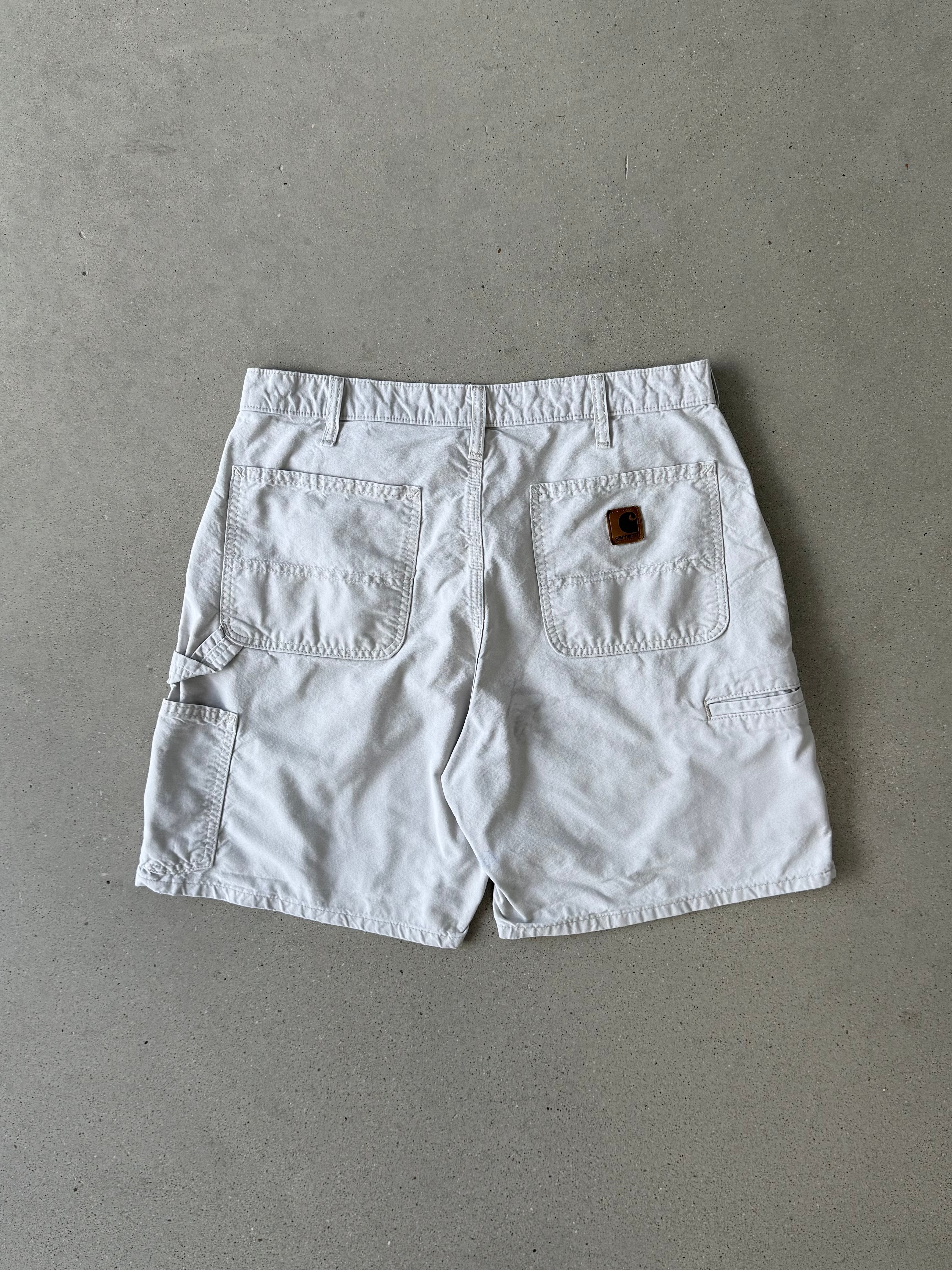 Vintage Carhartt Off-white Carpenter Shorts - 33