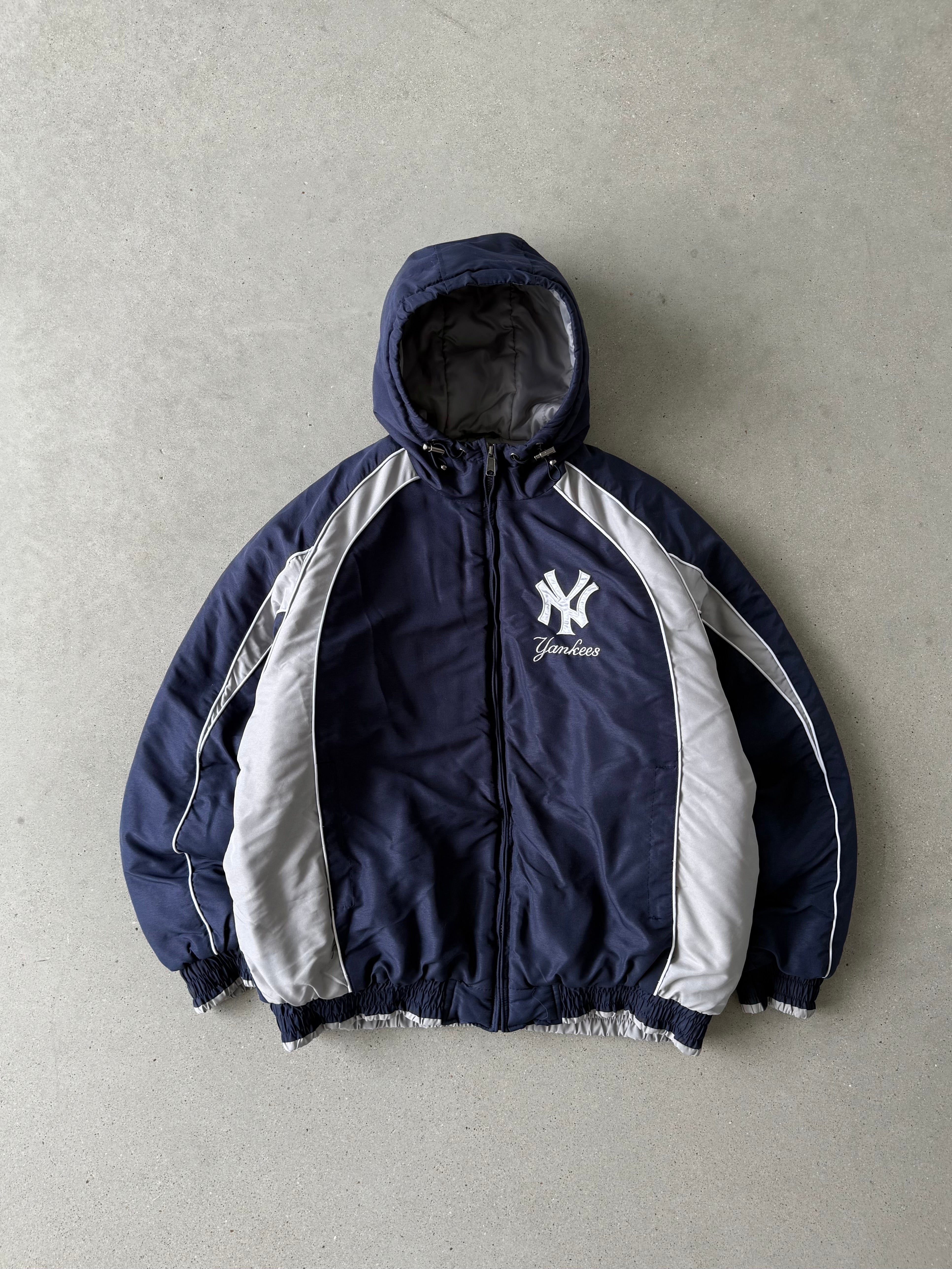 Vintage NY Yankees Puffer Jacket - XL