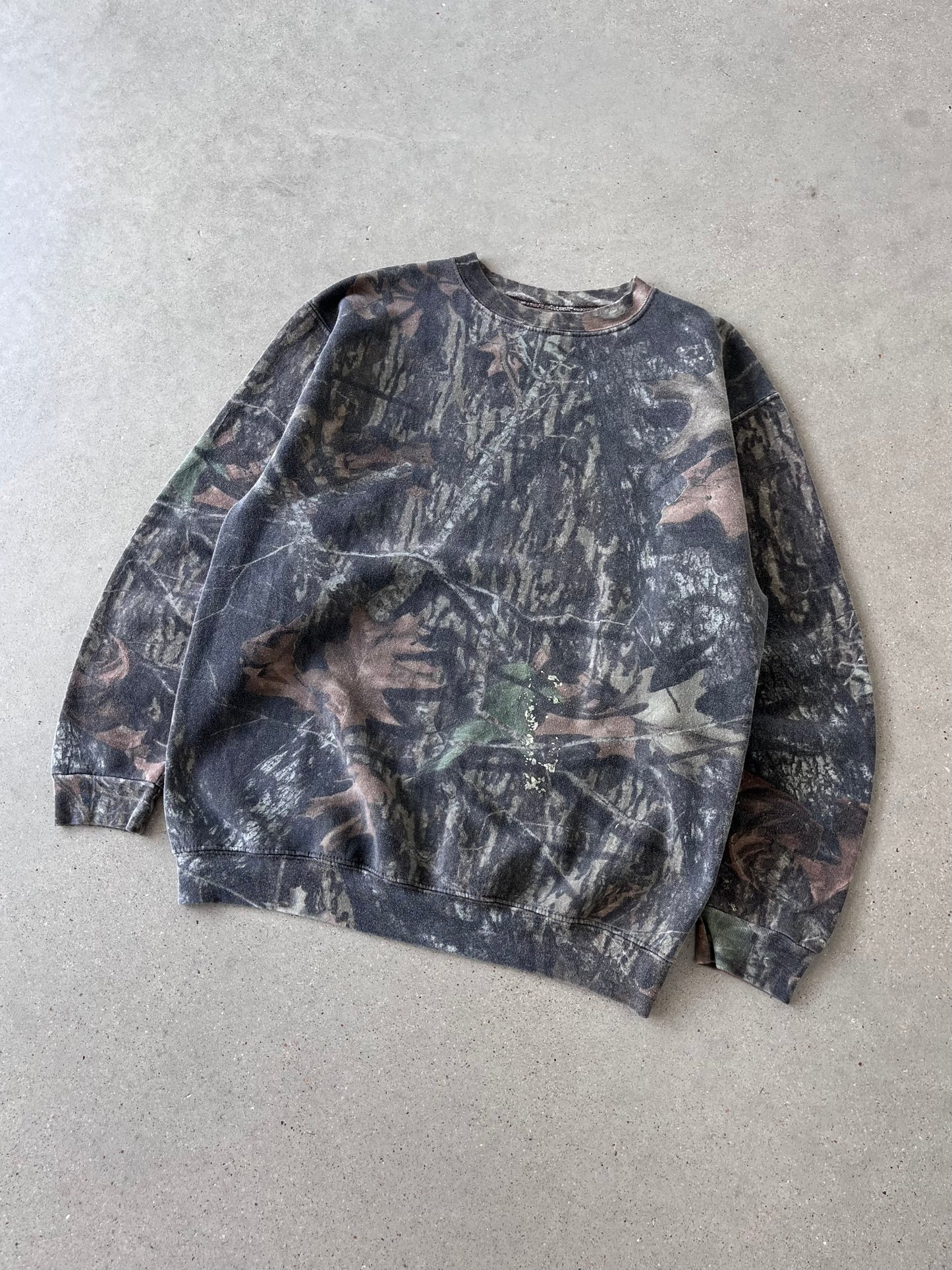 Vintage Jerzees Realtree Camo Crewneck - M