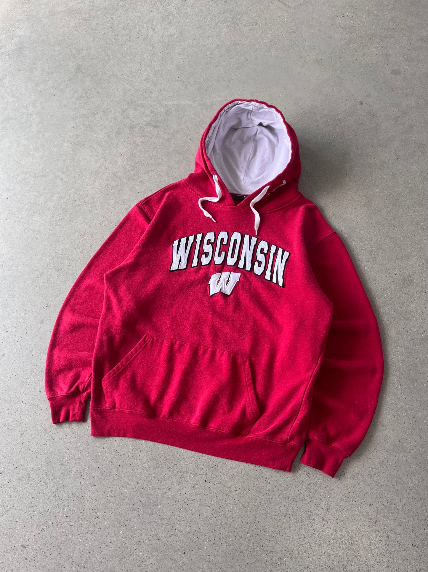 Vintage Wisconsin Hoodie - L