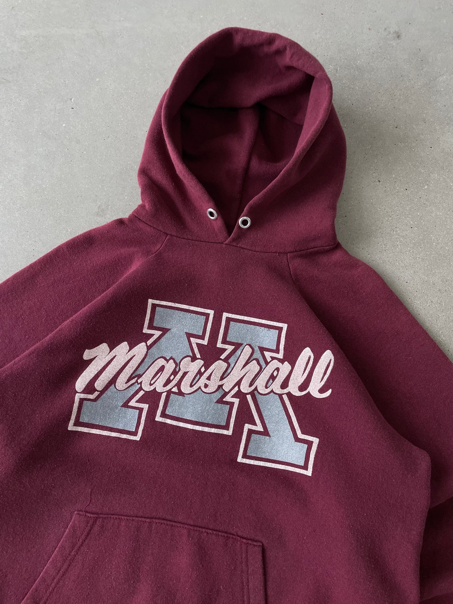 Vintage 70s Champion 'Marshall' Hoodie - S