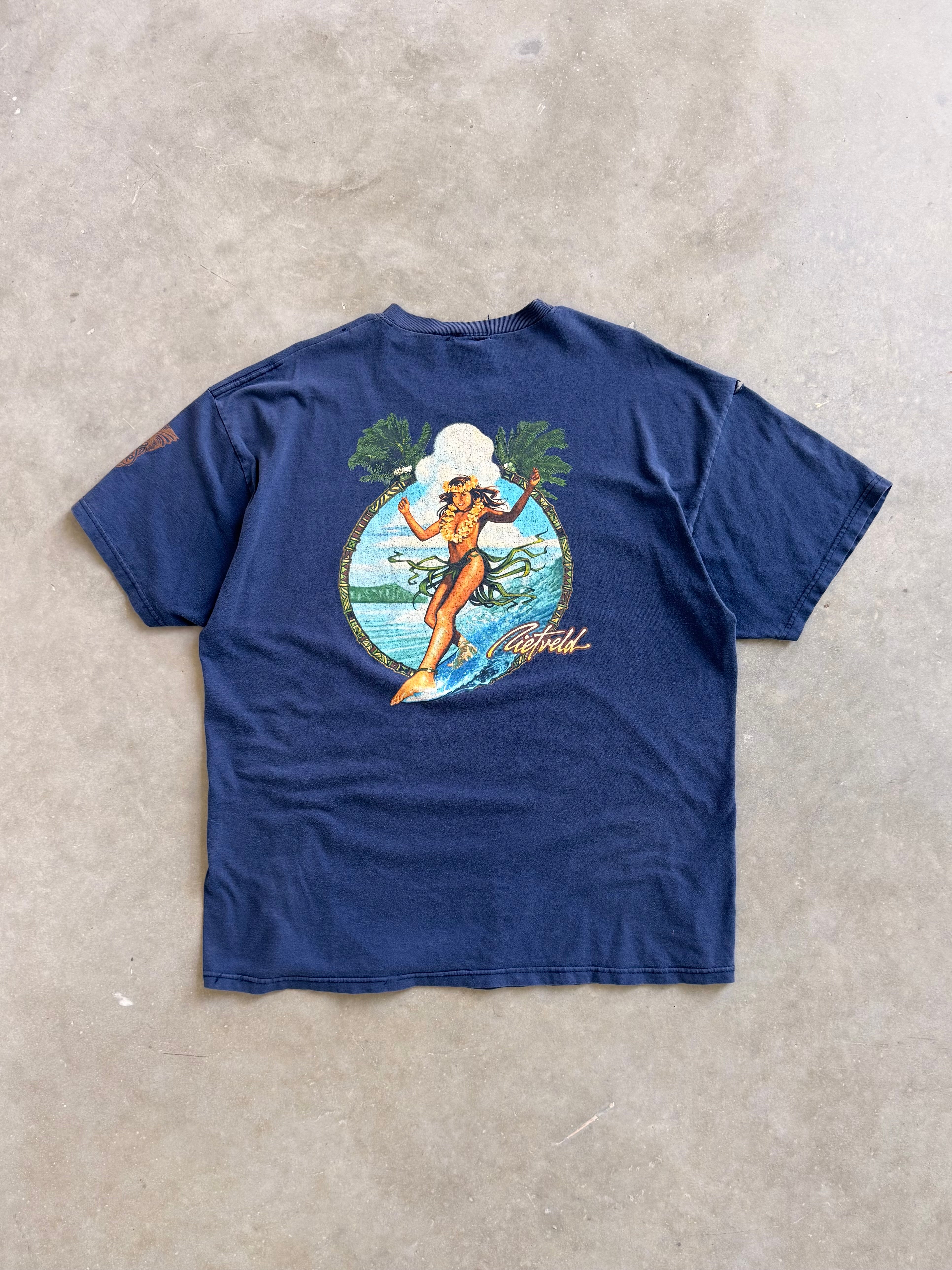 Vintage Rietveld Hula Girl Tee - XL