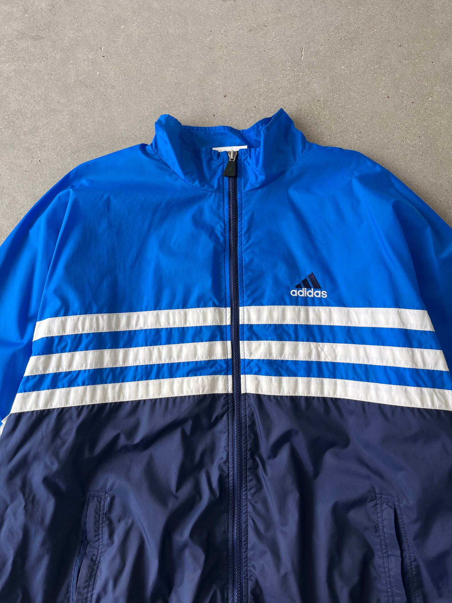 Vintage Adidas Blue Track Jacket - XL