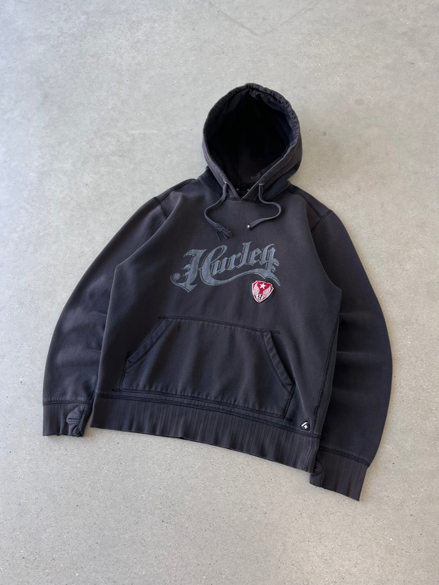 Vintage Y2K Hurley Hoodie - L