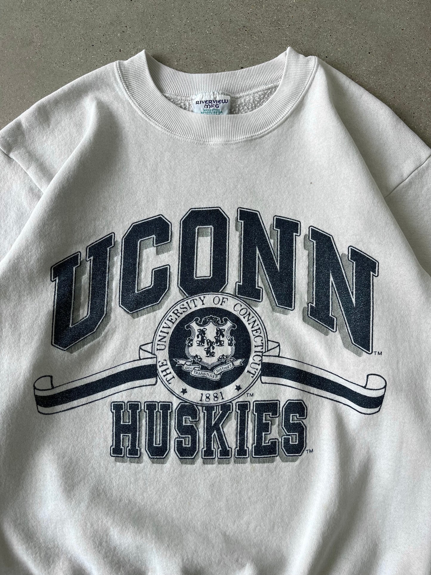 Vintage UCONN Huskies Crewneck - M