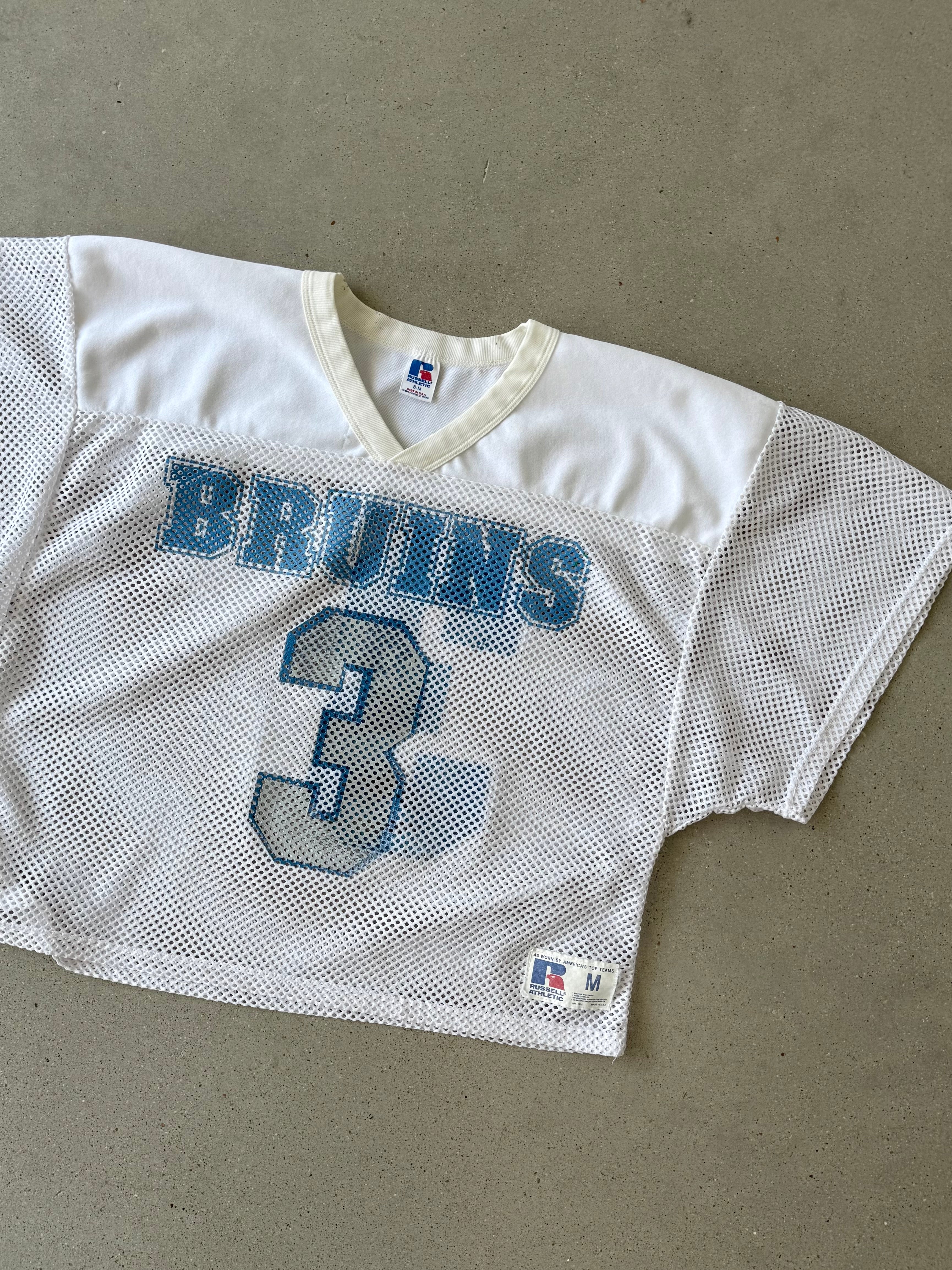 Vintage 1990s Russell Athletic Mesh Football Jersey - S