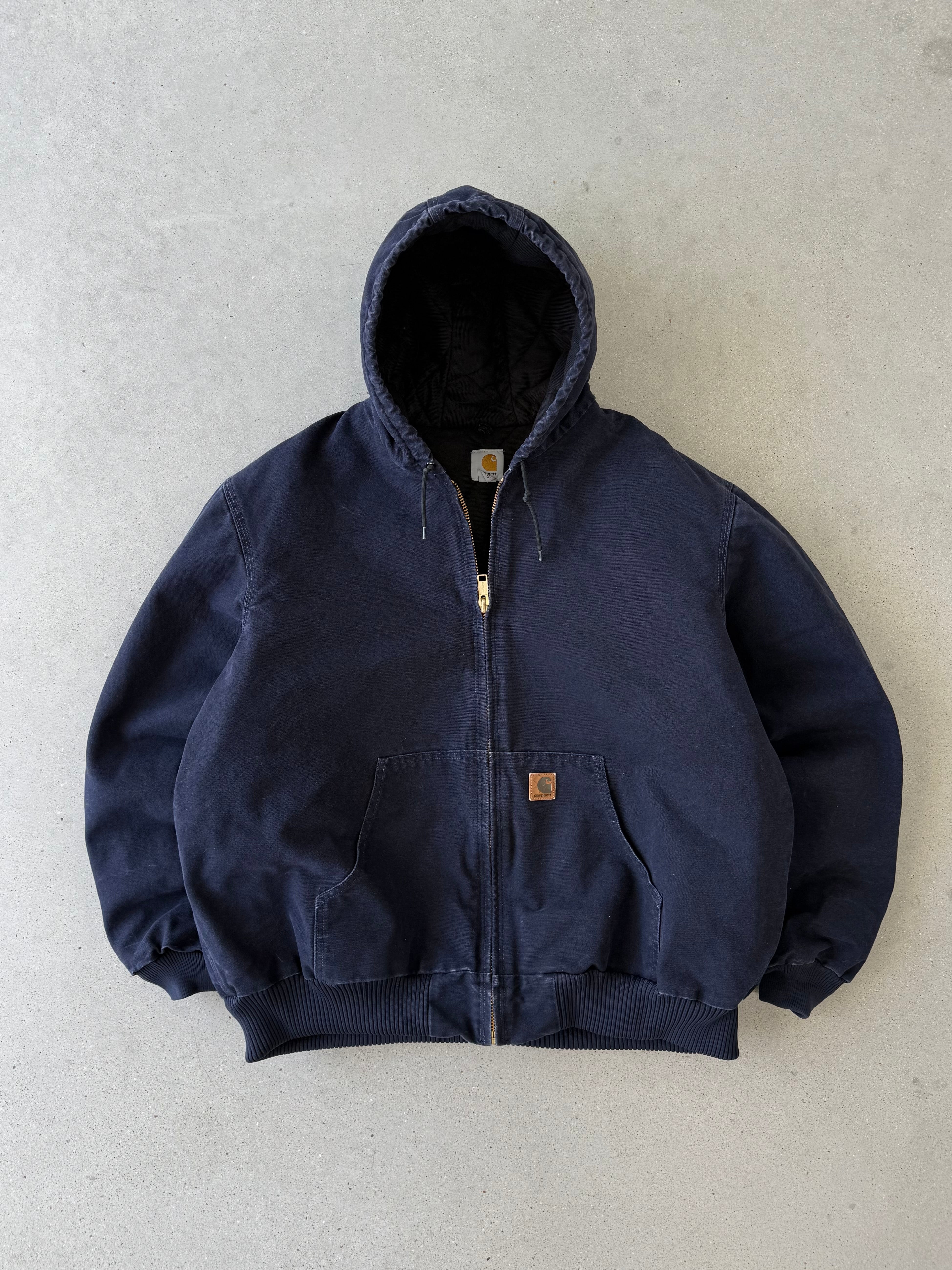 Vintage Carhartt Navy Active Jacket - XXL