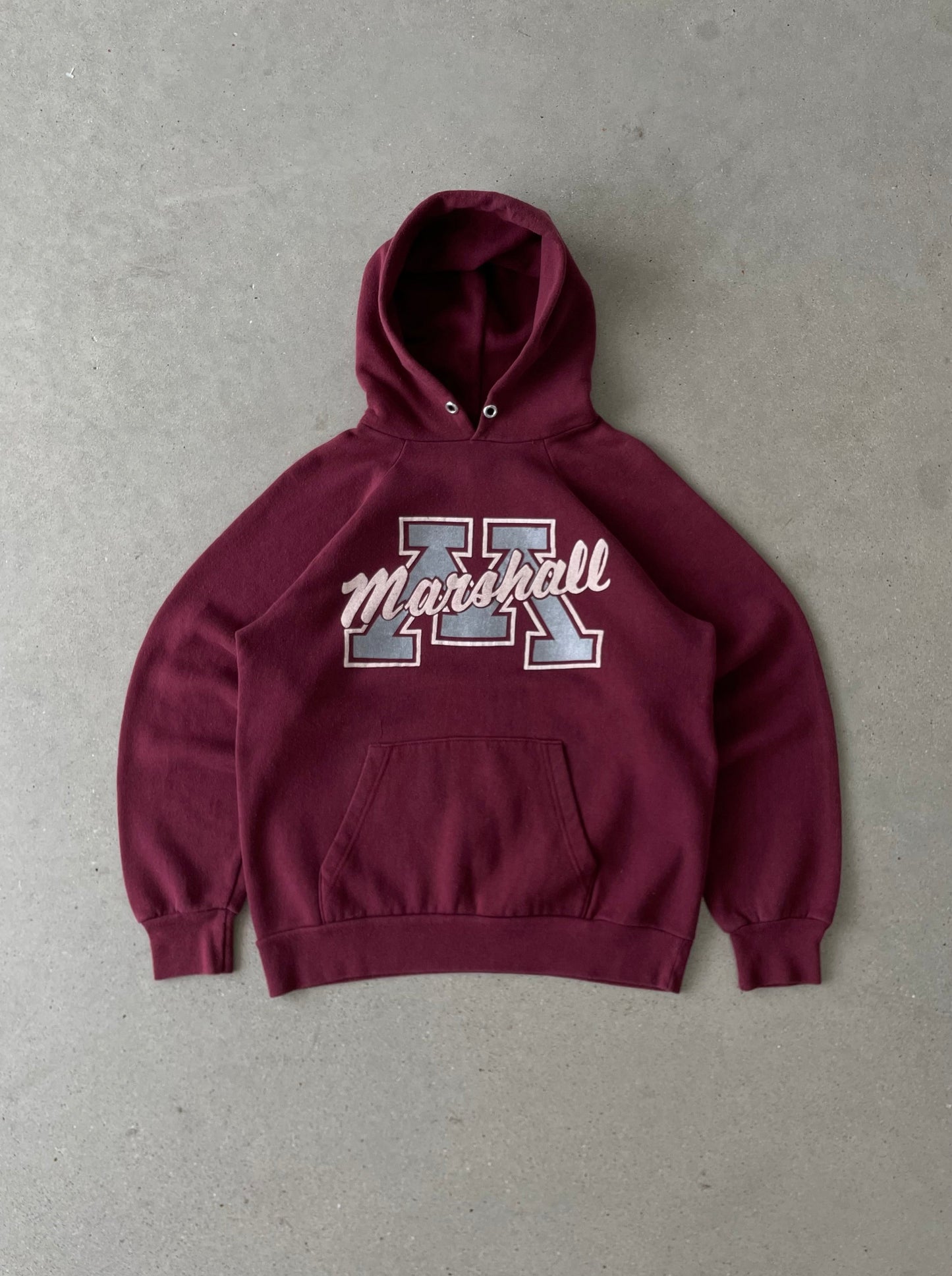 Vintage 70s Champion 'Marshall' Hoodie - S