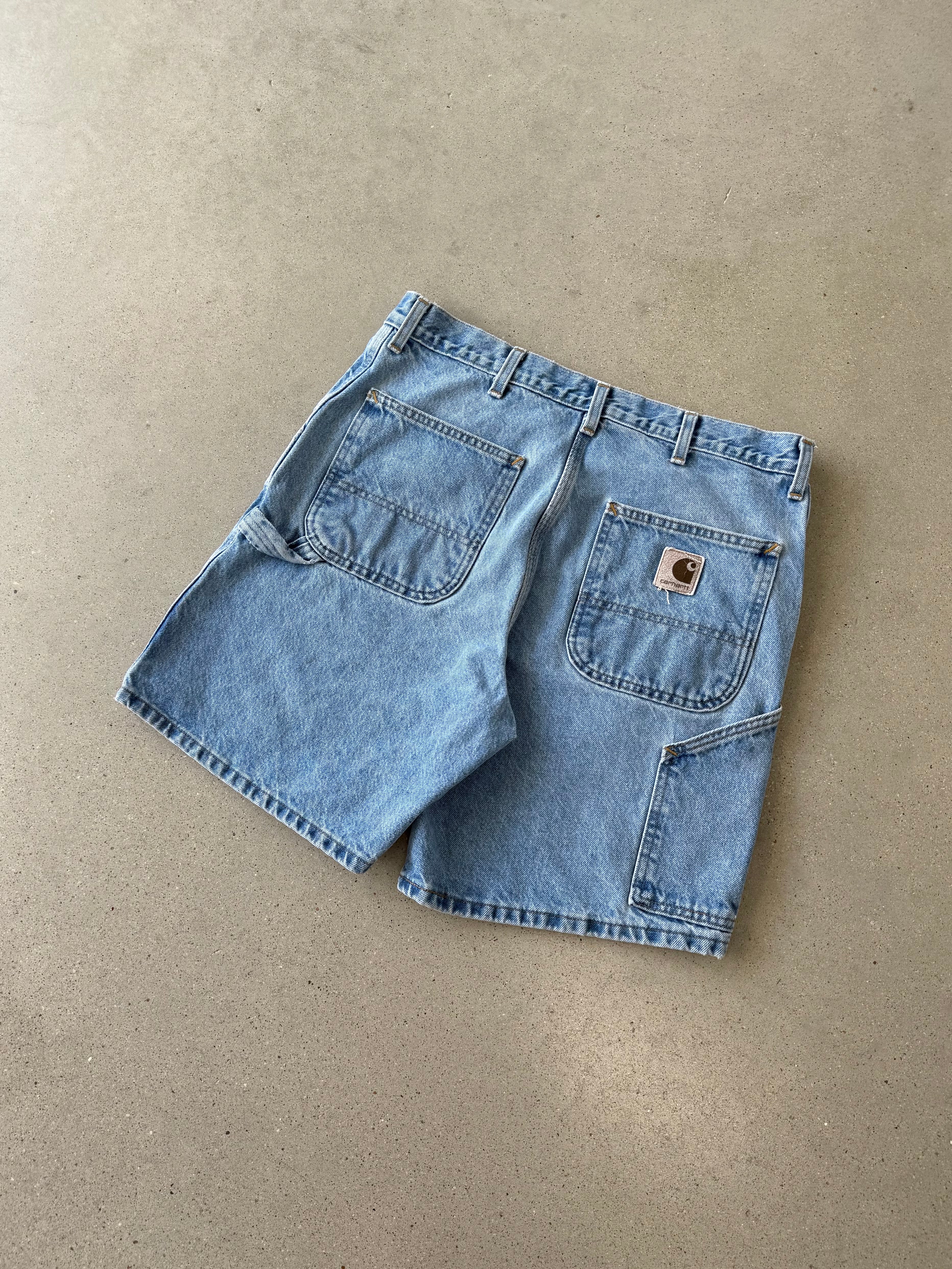 Vintage Carhartt Denim Carpenter Shorts - 34