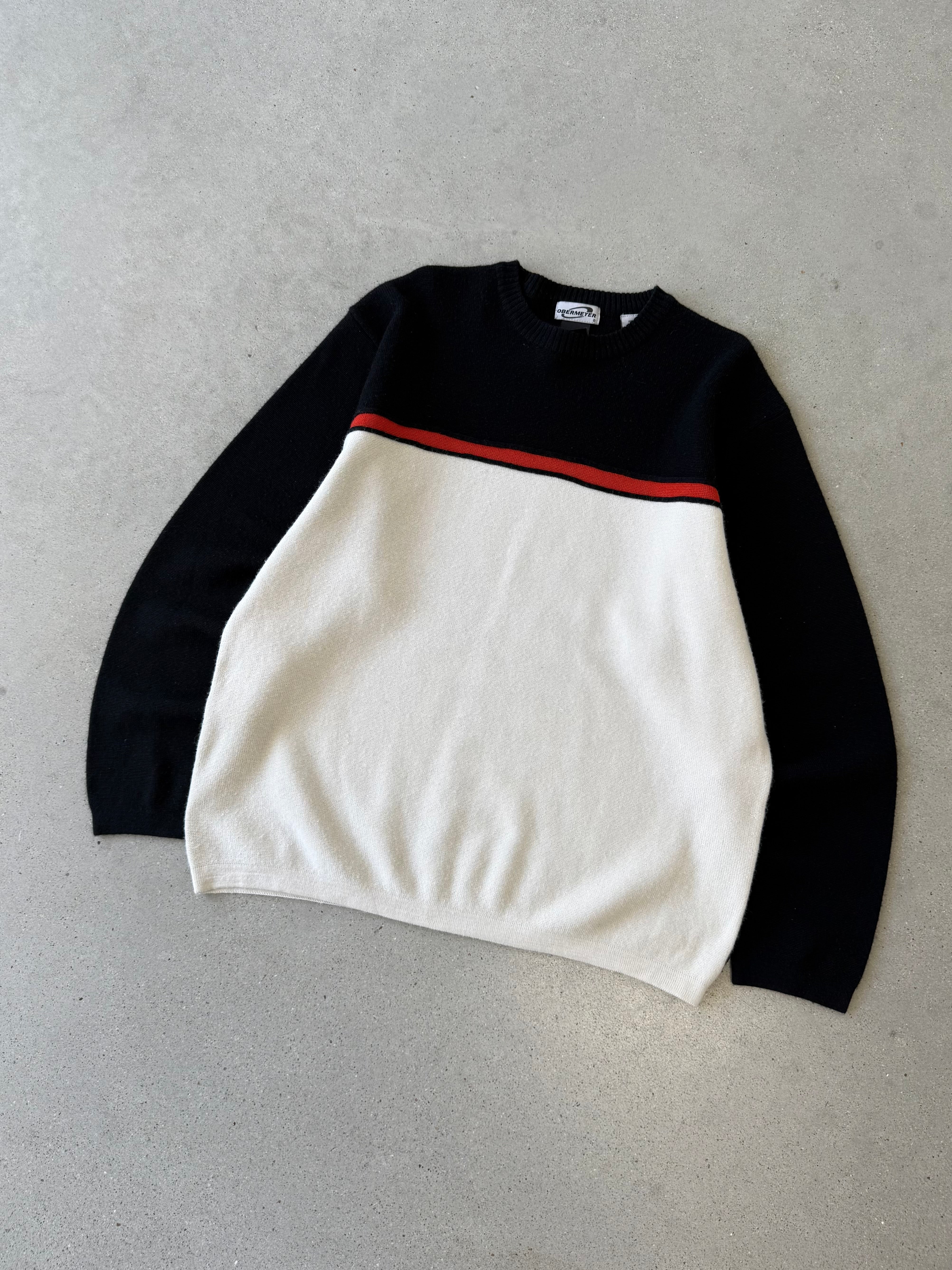 Vintage Obermeyer Striped Sweater - L