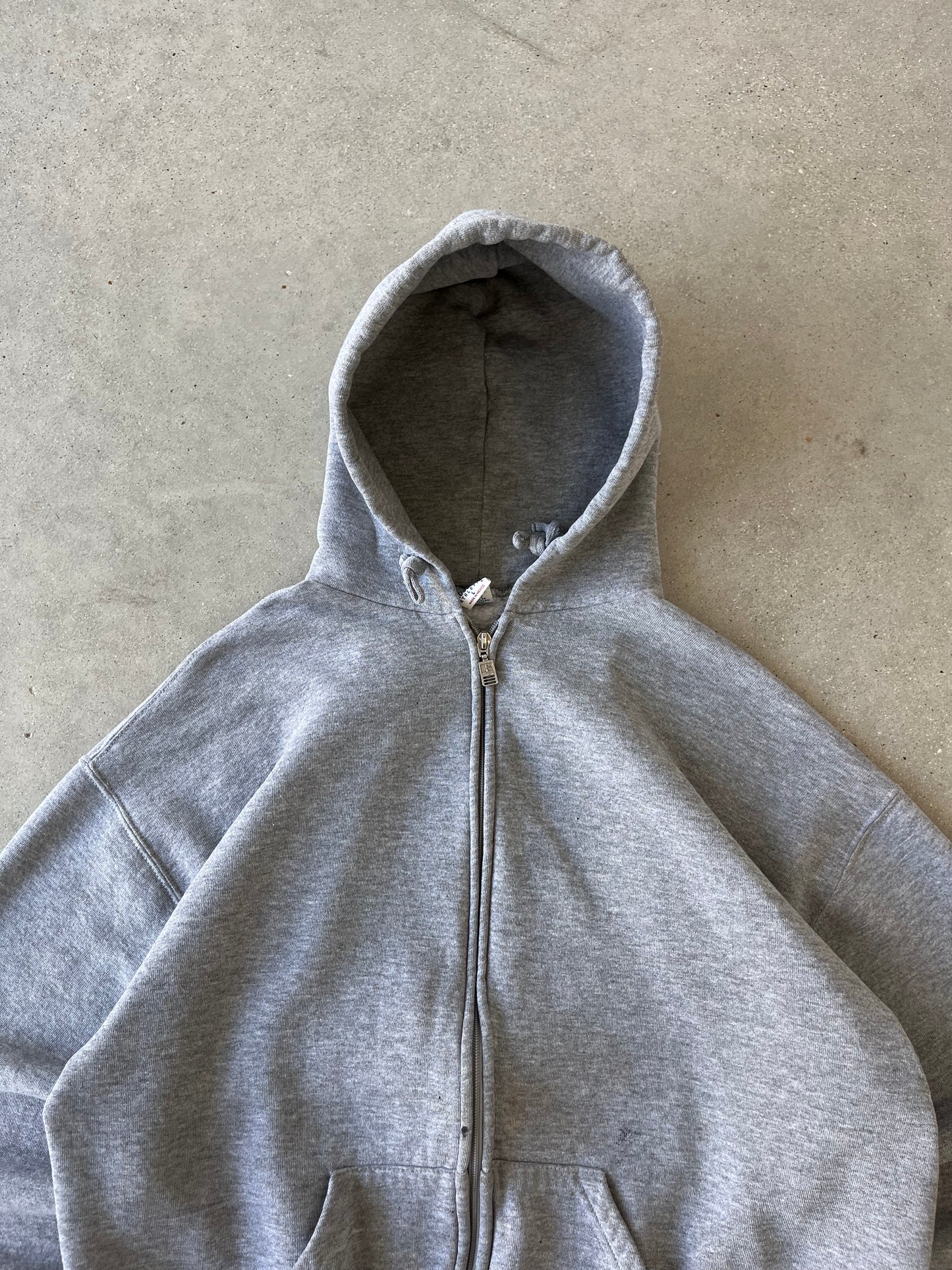 Vintage Gray Russell Athletic Zip-up Hoodie - L