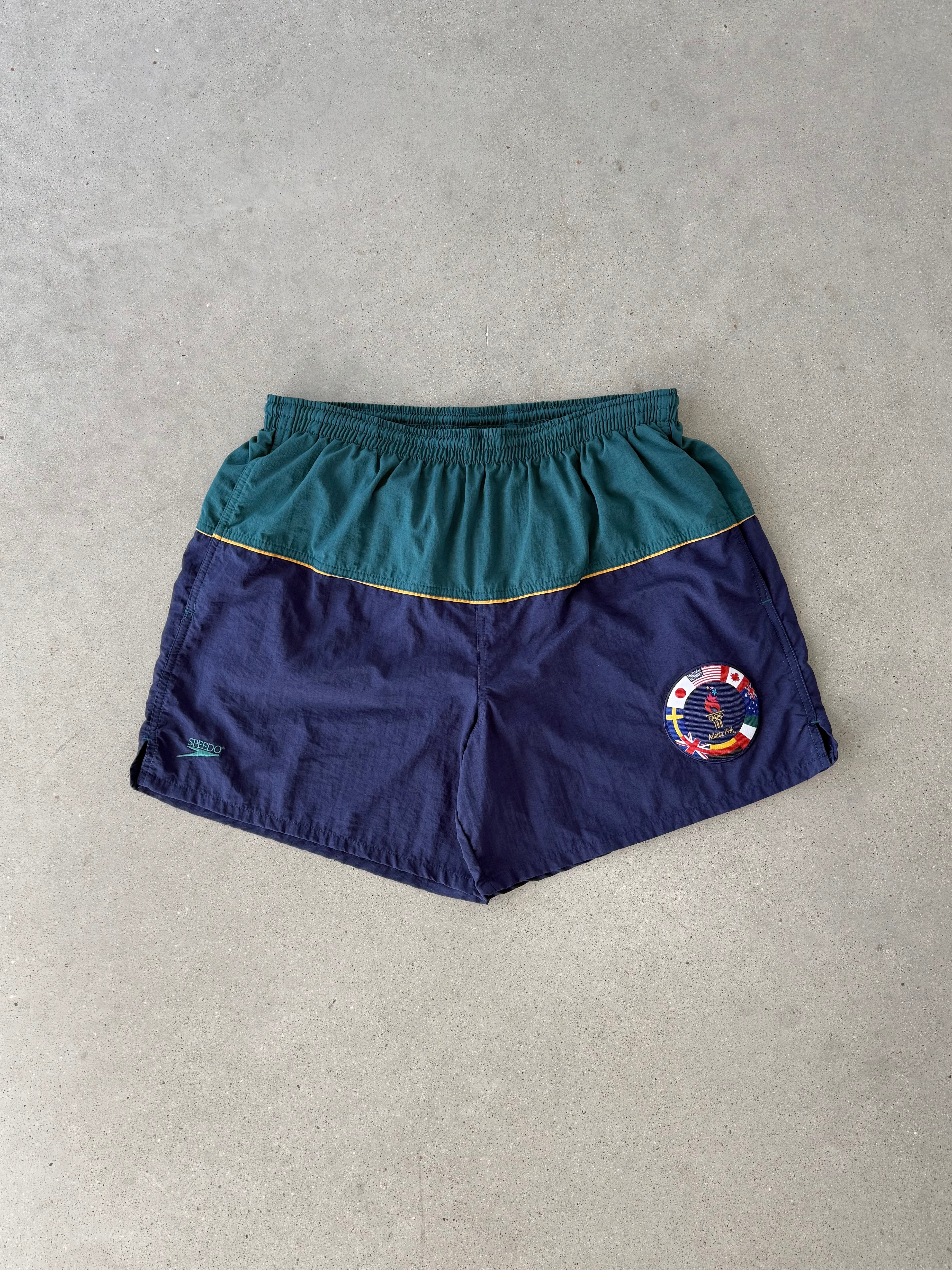 Vintage 1996 Olympics Speedo Swim Trunks - L