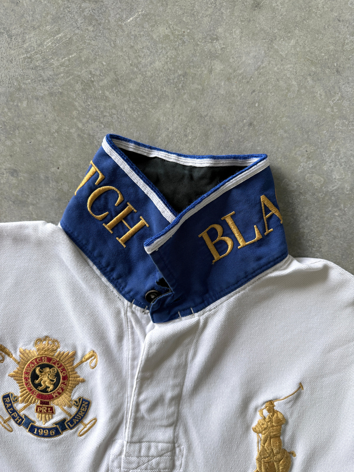 Vintage 2000s Big Pony "Black Watch" Ralph Lauren Polo (L)