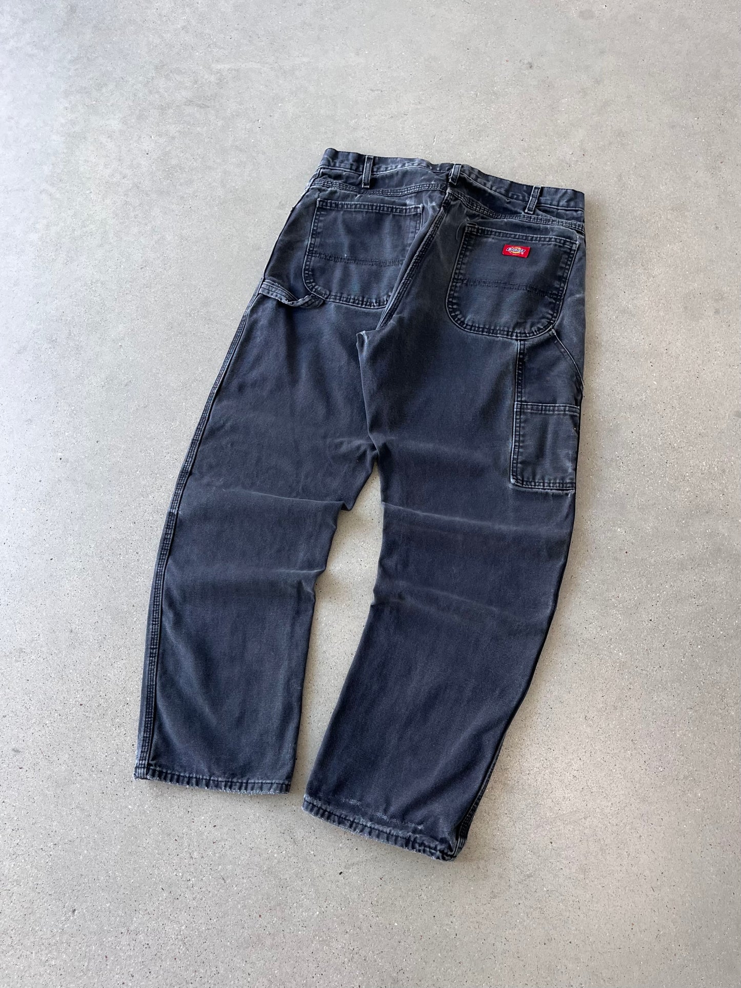 Vintage Dickies Faded Black Carpenter Pants - 34x32