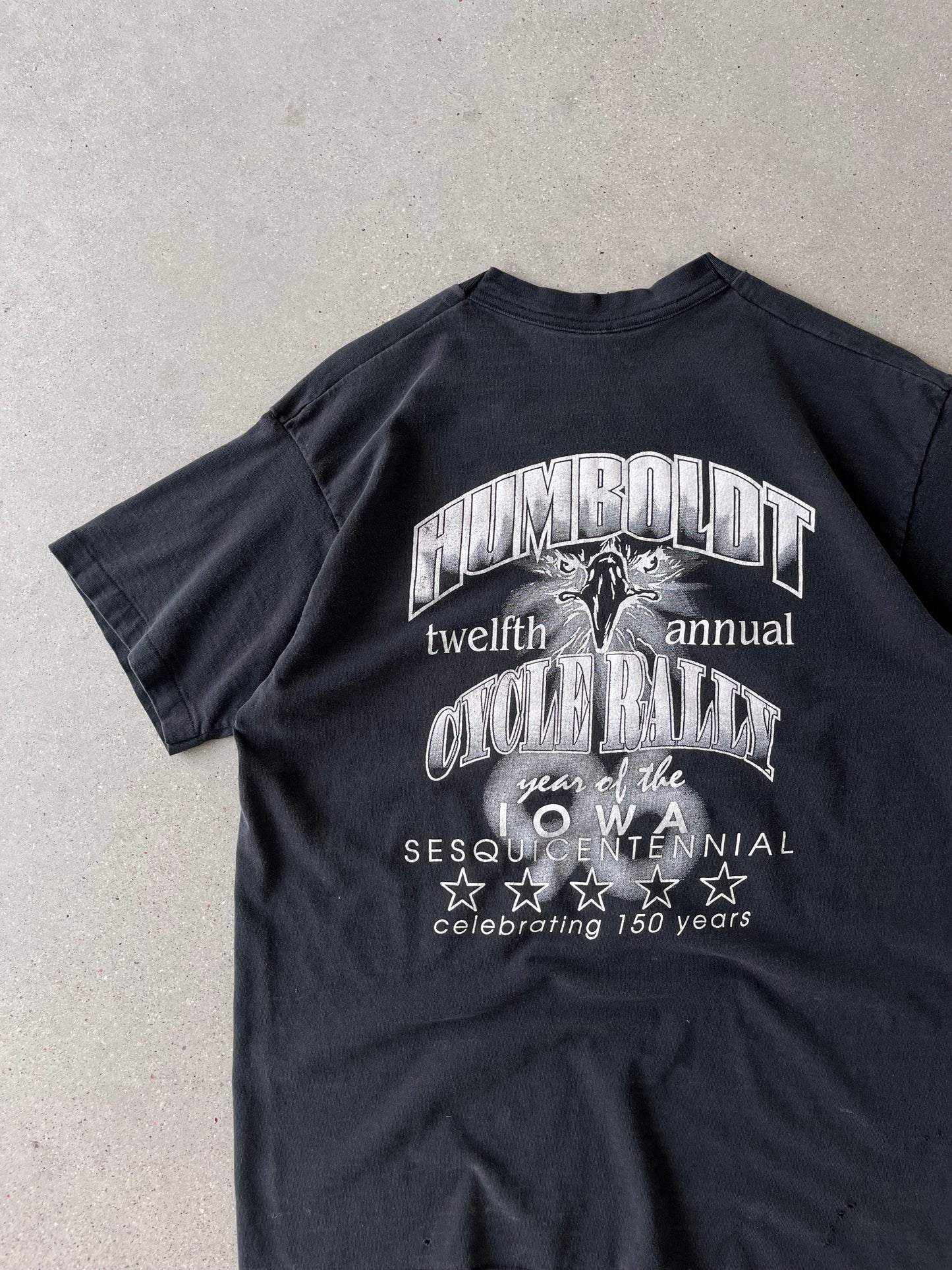 Vintage 1996 Humboldt Cycle Rally Tee - L