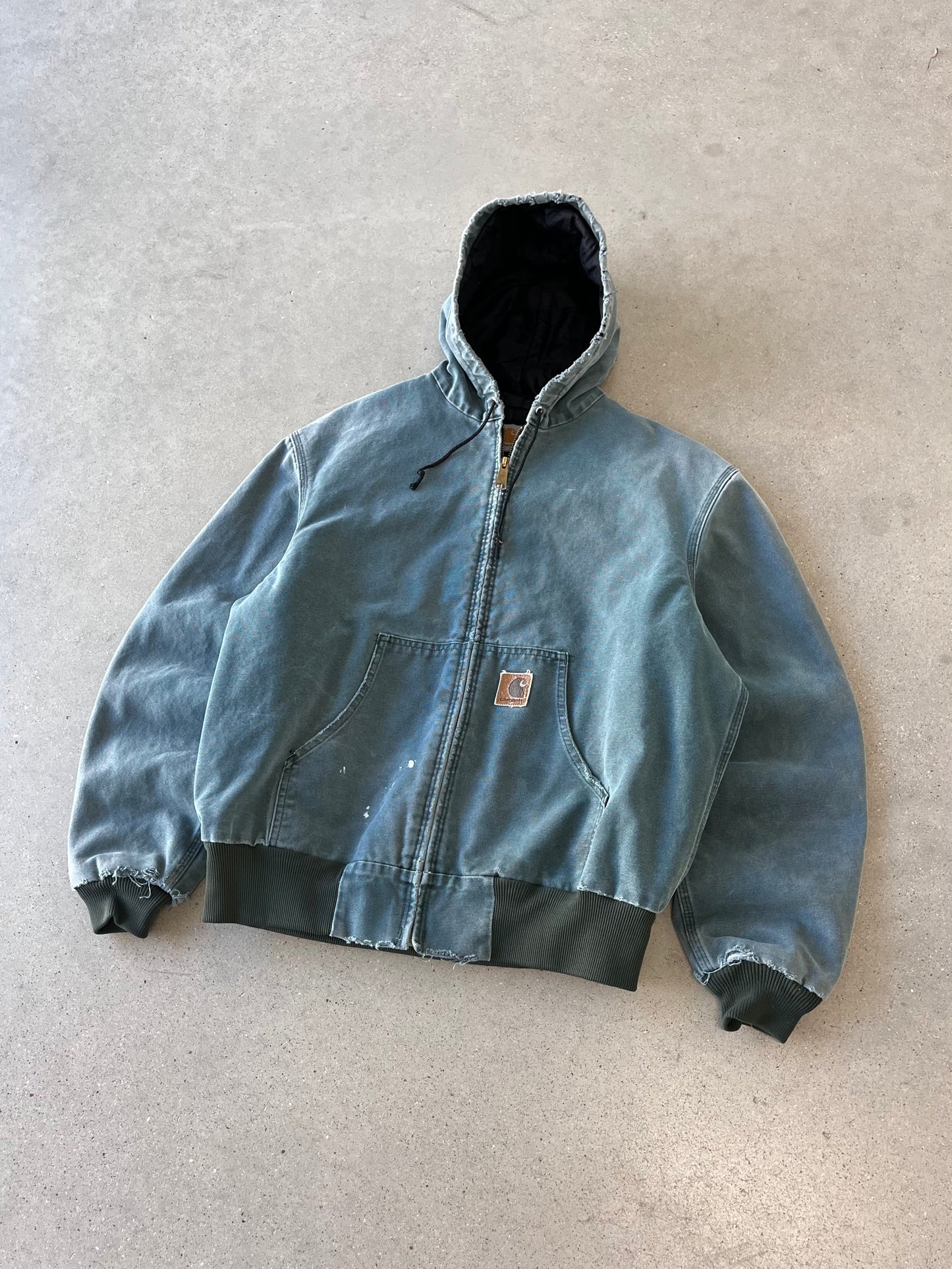 Vintage Carhartt Aqua Green Active Jacket - L