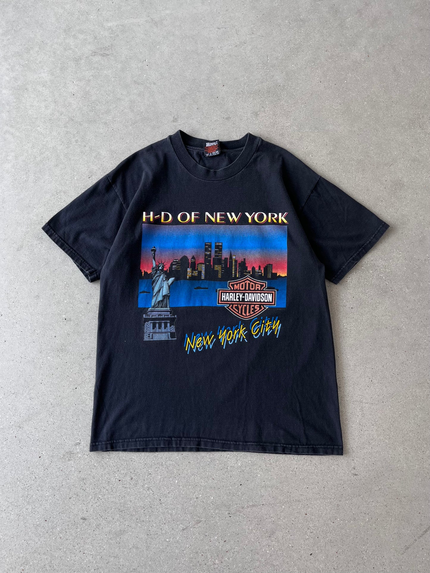 Vintage 1997 NYC Harley Davidson Tee - L