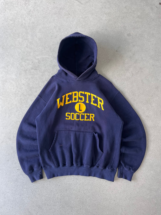 Vintage Webster Soccer Russell Athletic Hoodie - L