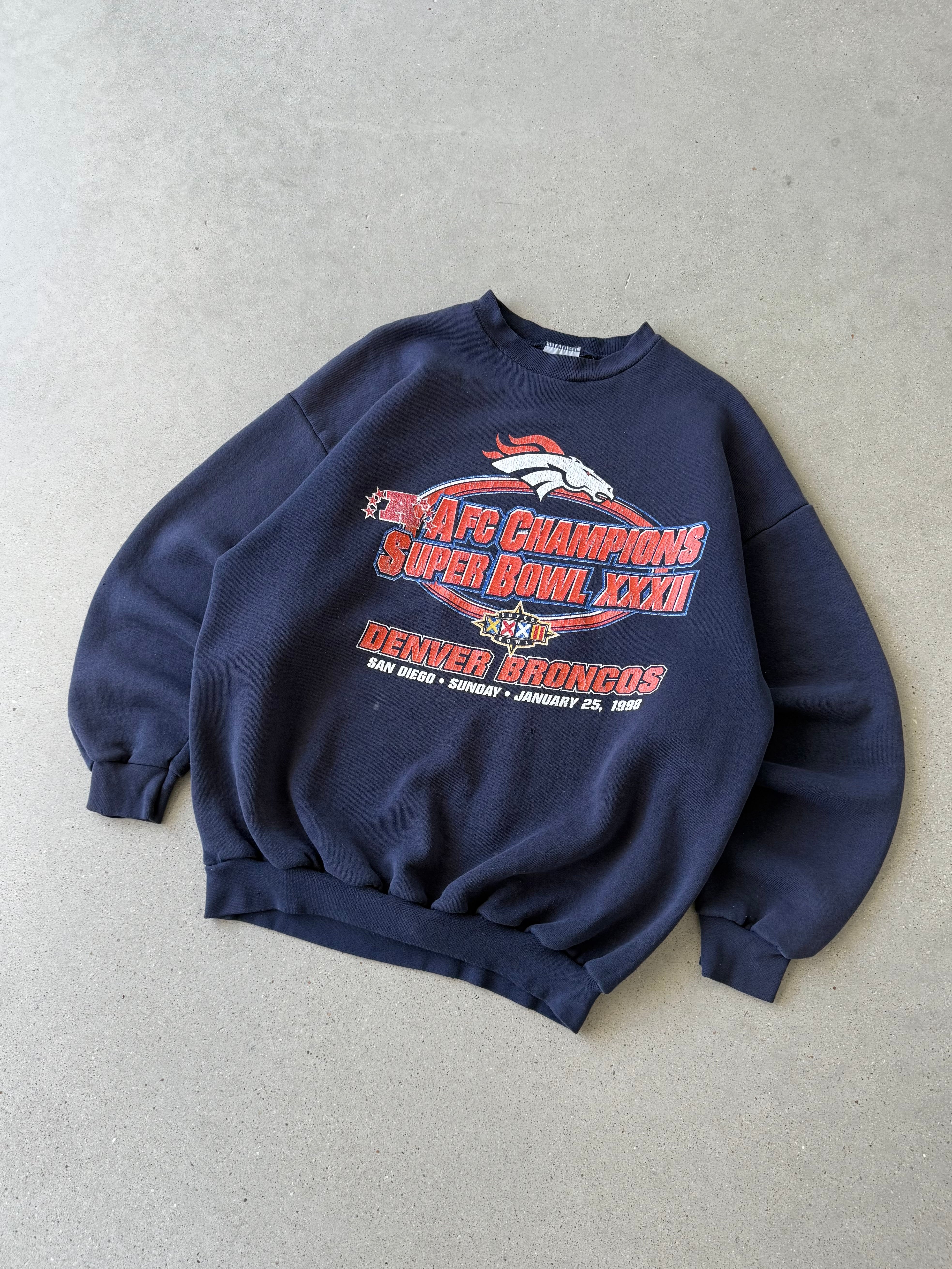 Vintage Denver Bronco AFC Champions Sweatshirt  - XL