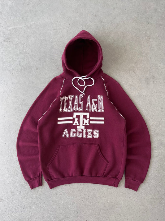 Vintage 80s Texas A&M Russell Athletic Hoodie - L