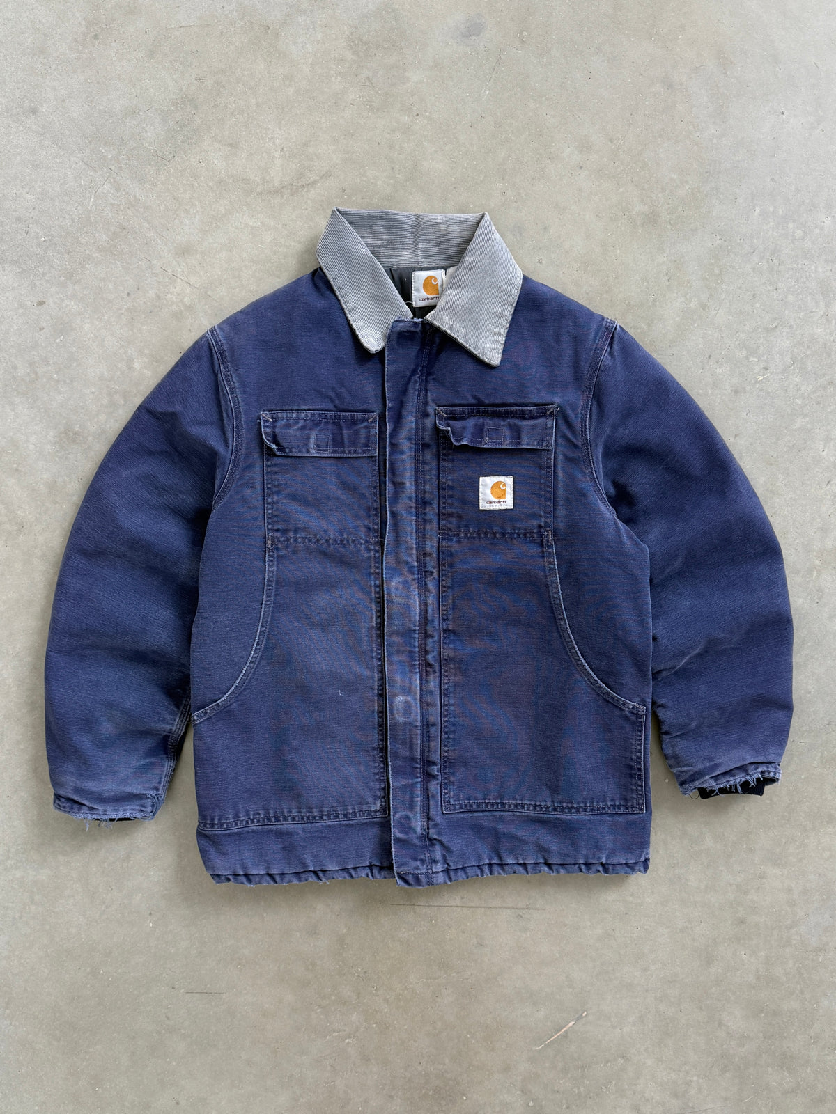 Vintage Carhartt Navy Traditional Coat (M)