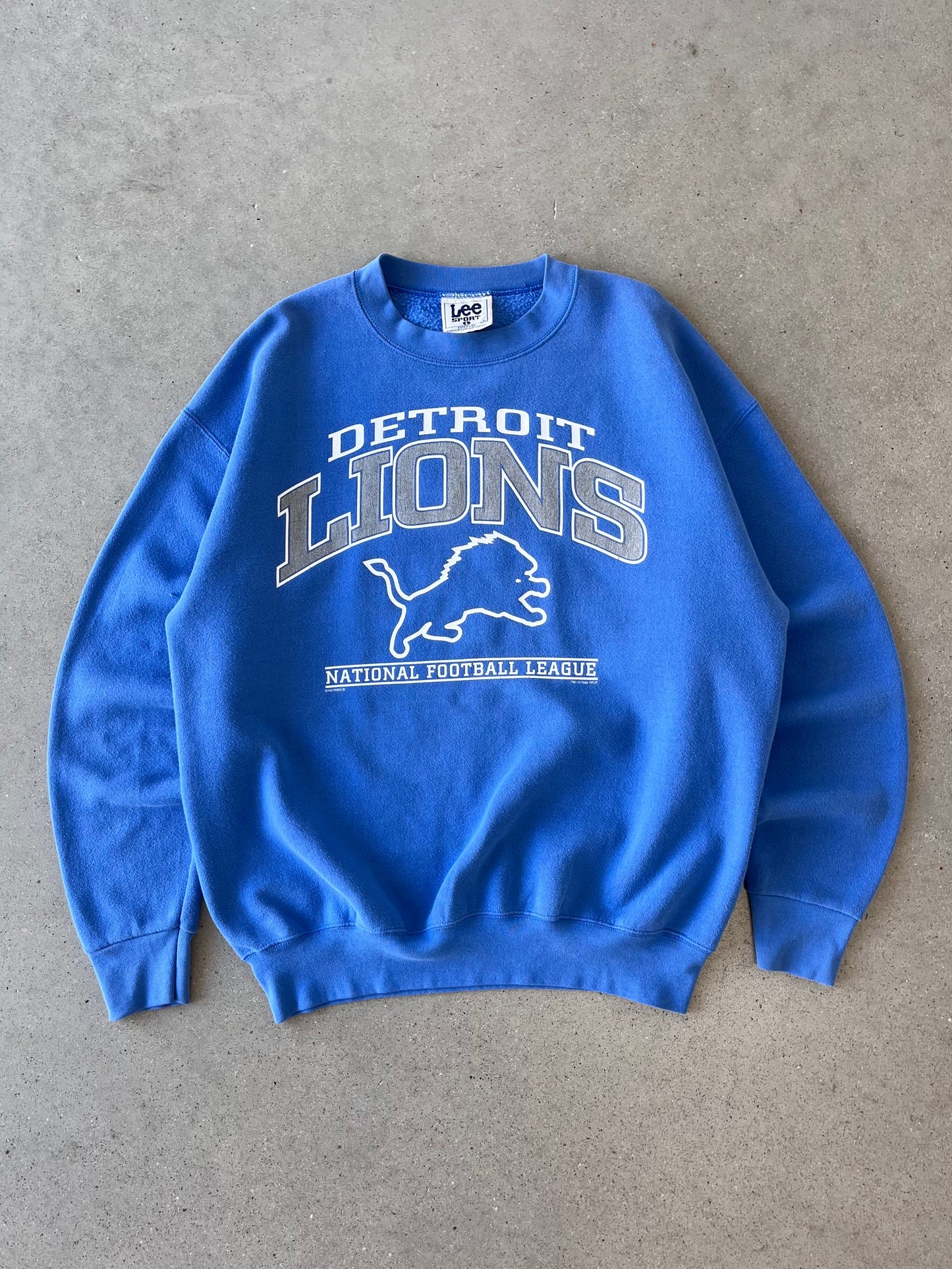 Vintage 1998 Detroit Lions Crewneck - L