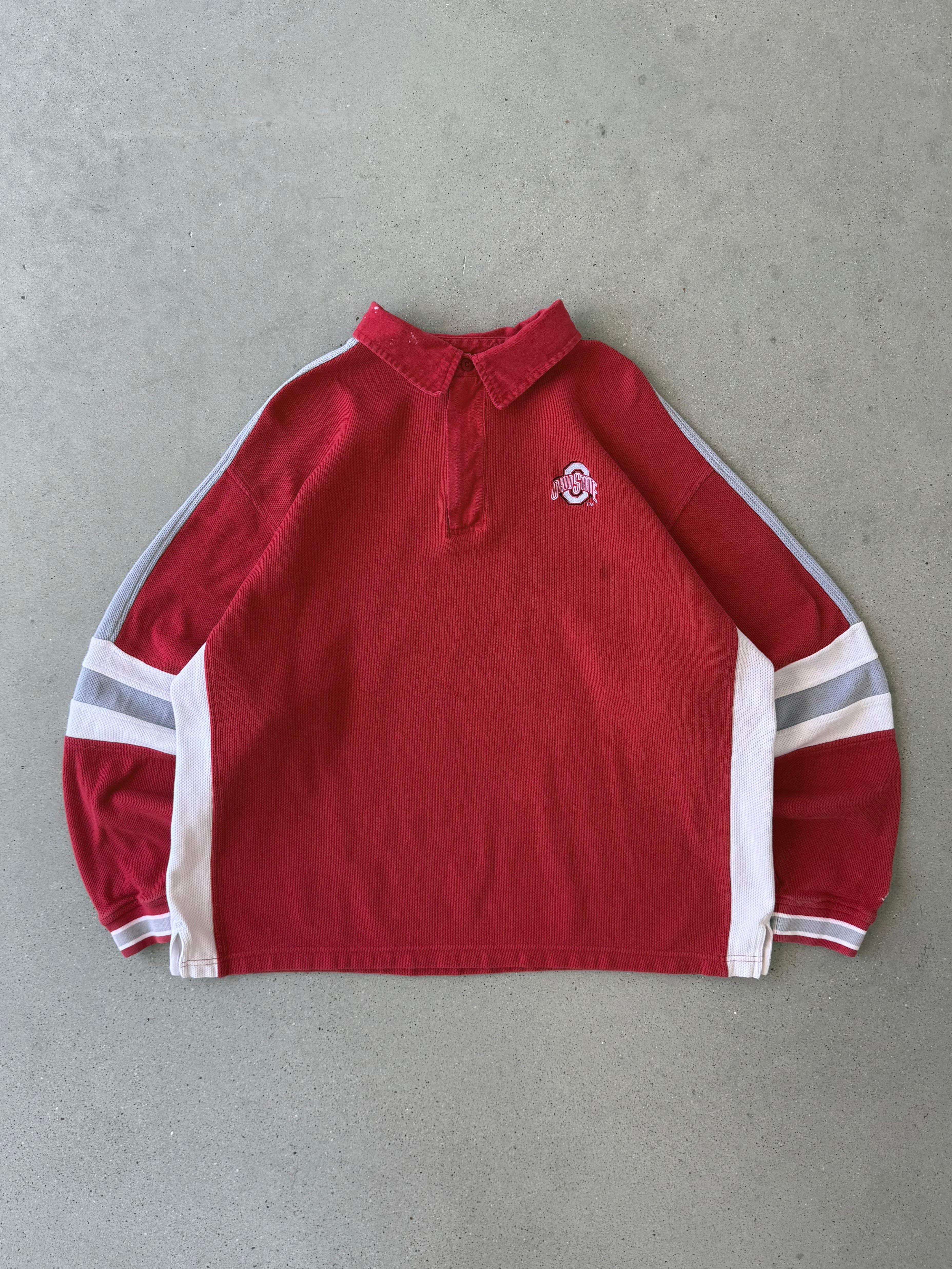 Vintage Ohio State Starter Polo Long Sleeve - XL