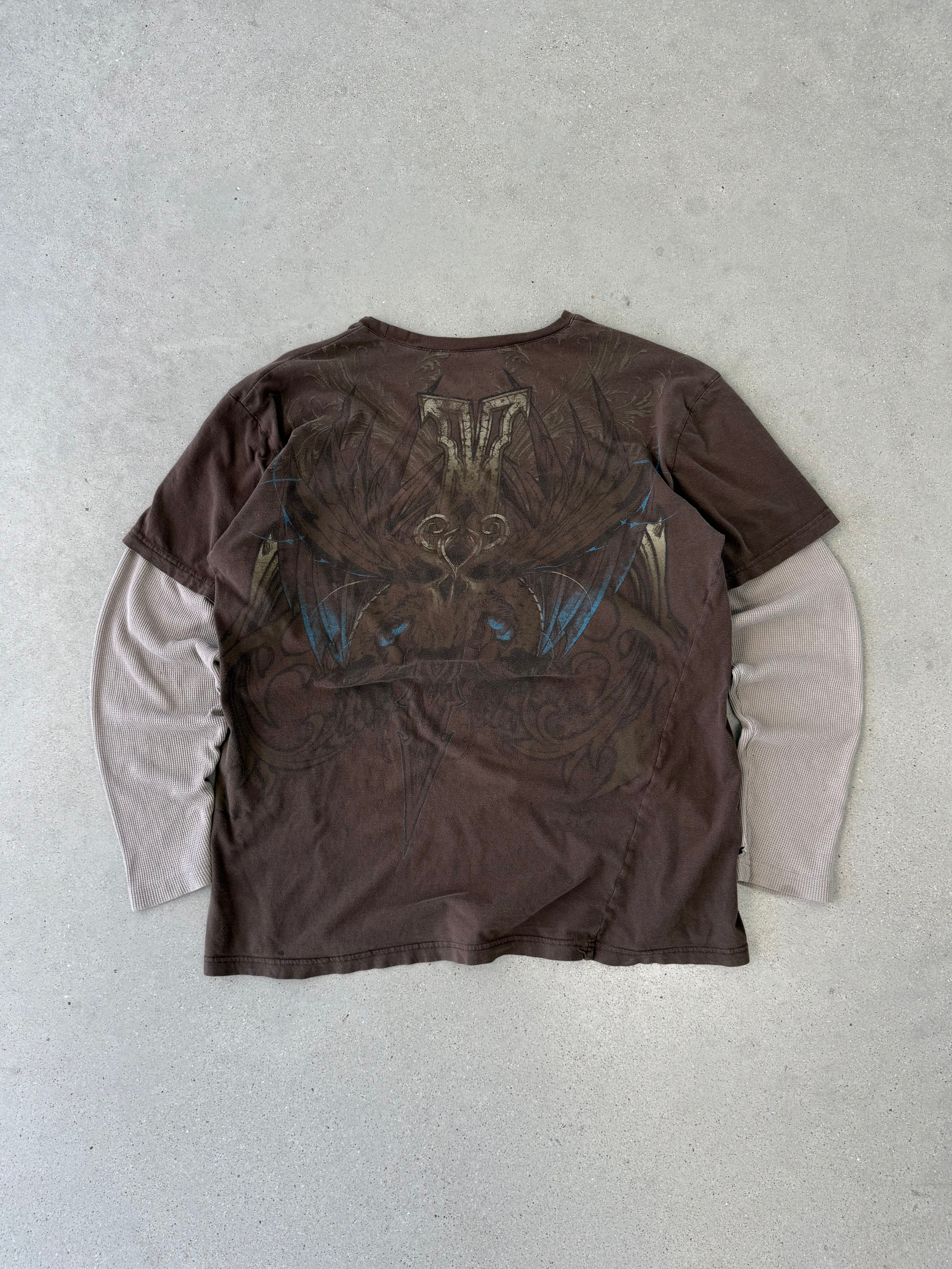 Vintage MMA Elite Layered Long Sleeve - XXL