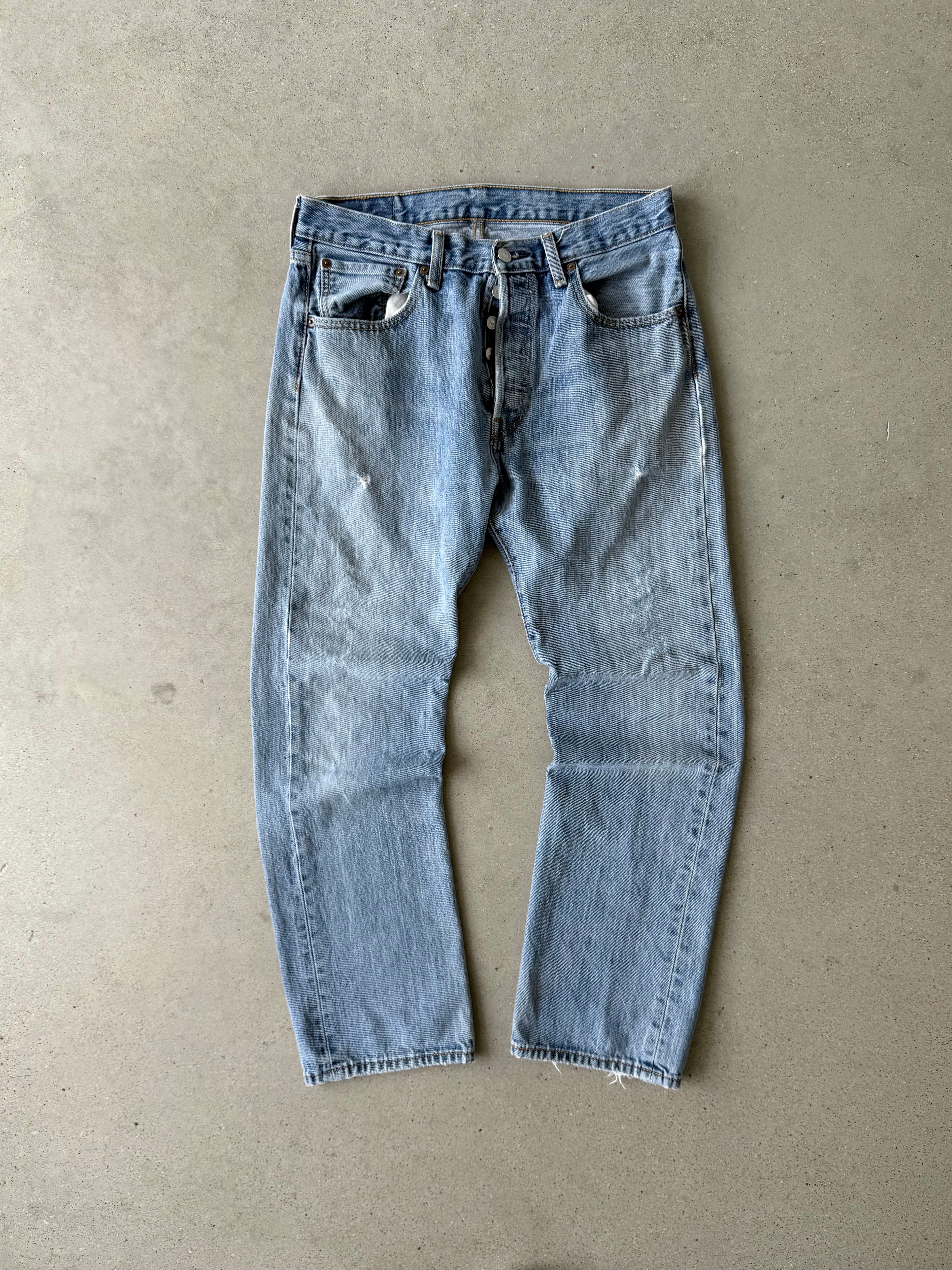 Vintage Levi's 501 Distressed Denim Pants - 31x29