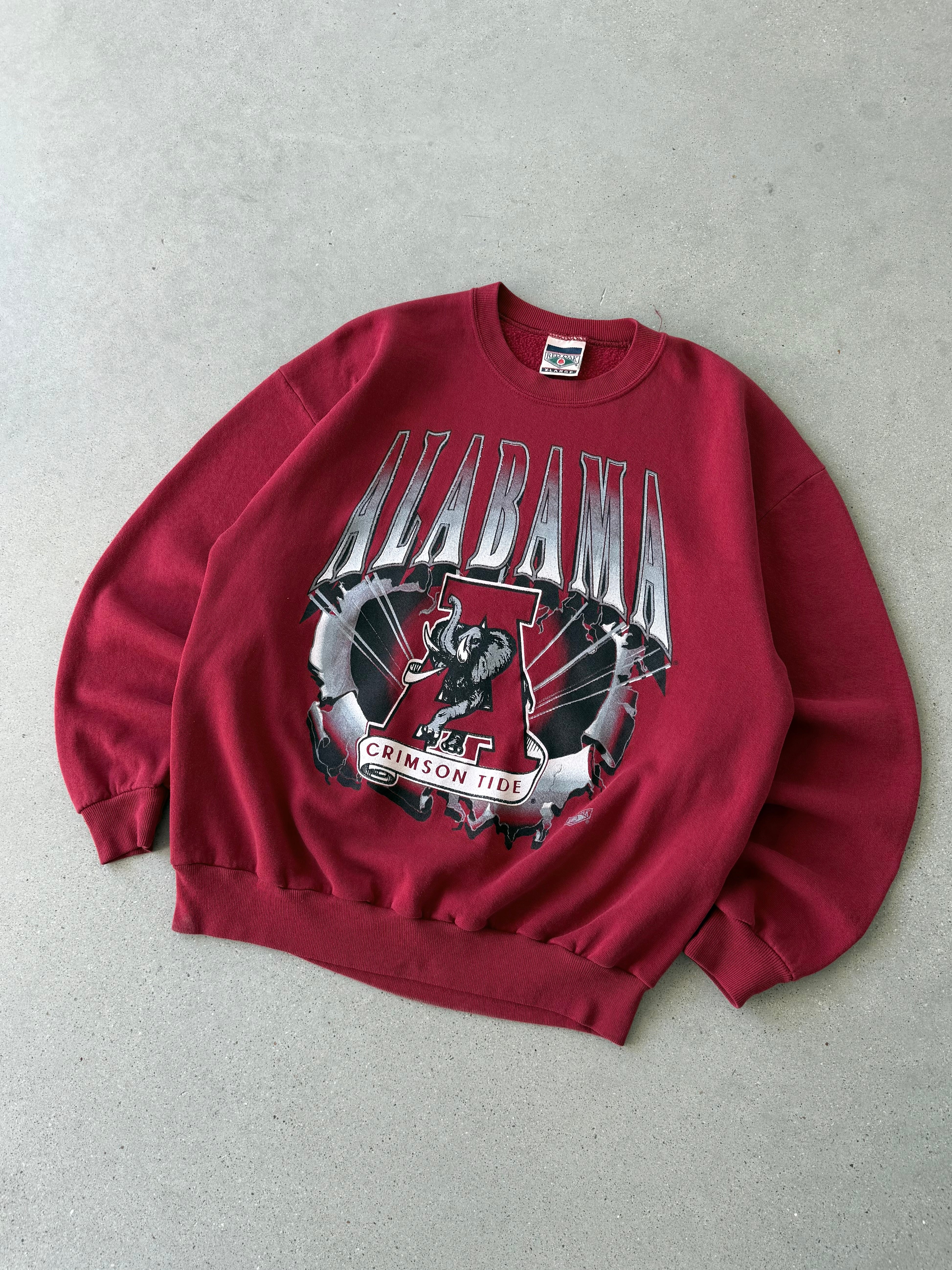 Vintage Alabama "Crimson Tide" Red Sweatshirt  - XL