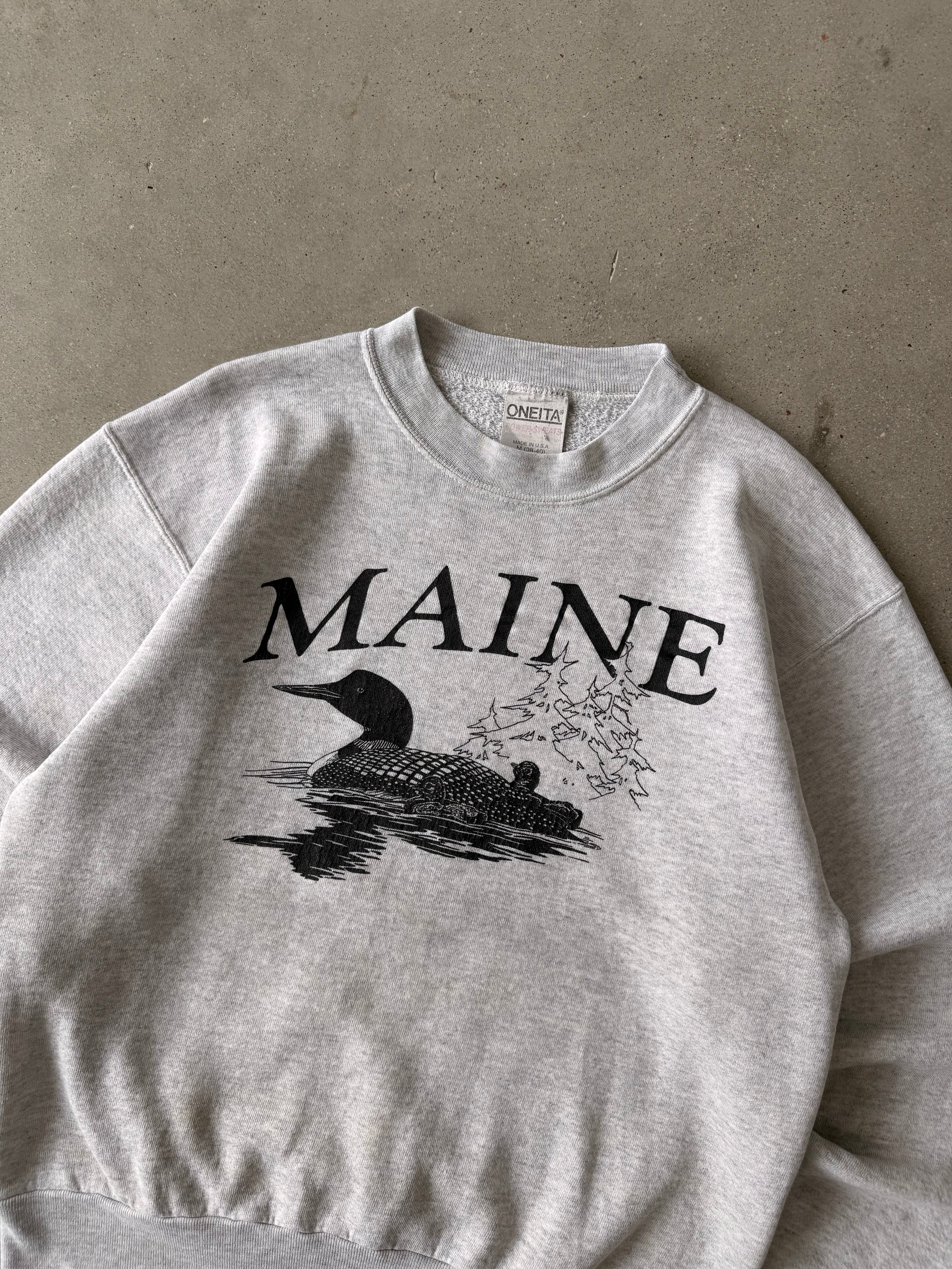 Vintage 1990s Maine Sweatshirt - M