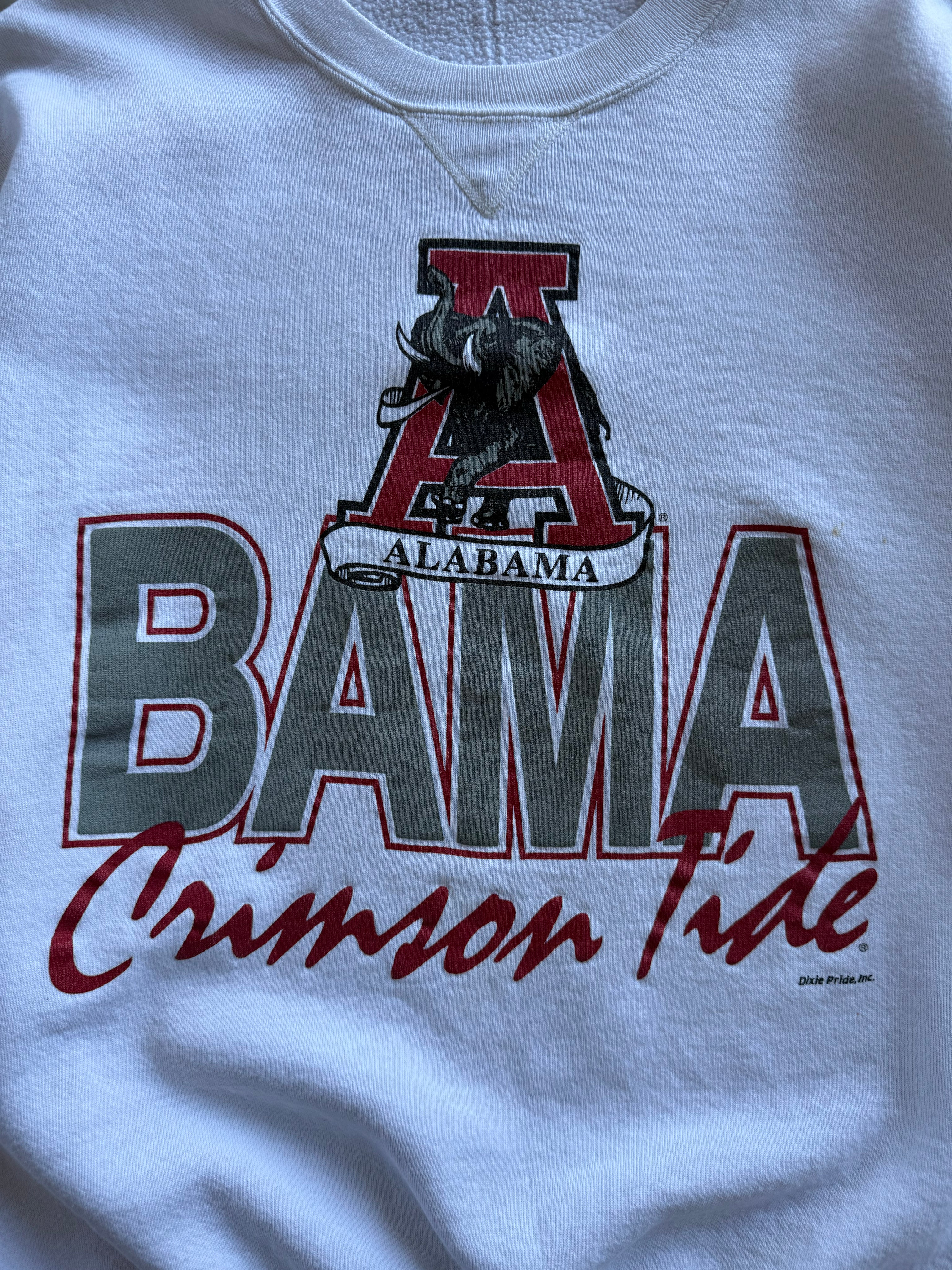 Vintage 1990s University of Alabama "BAMA" Sweatshirt (XL)