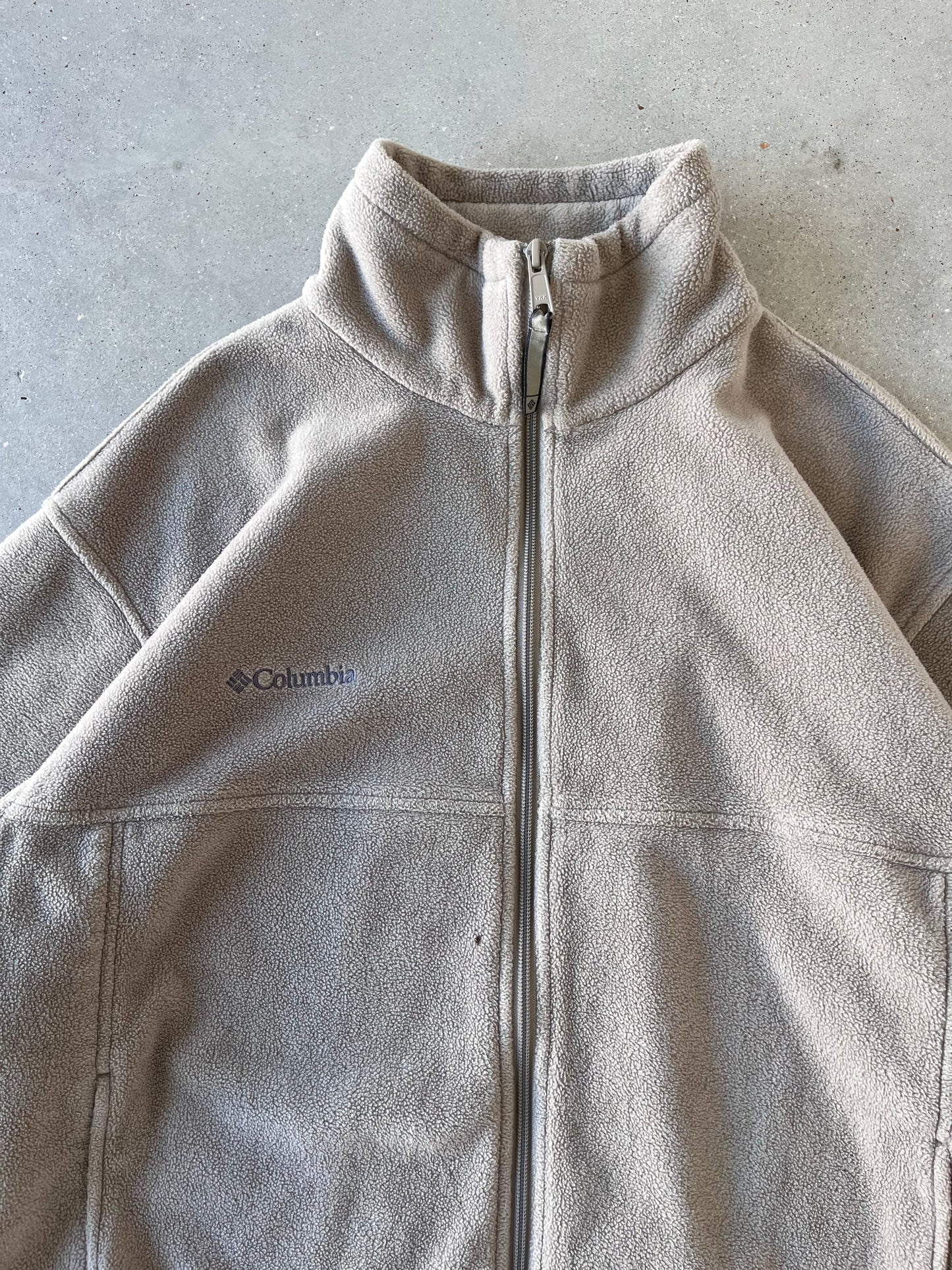 Vintage Columbia Mocha Fleece Jacket - L