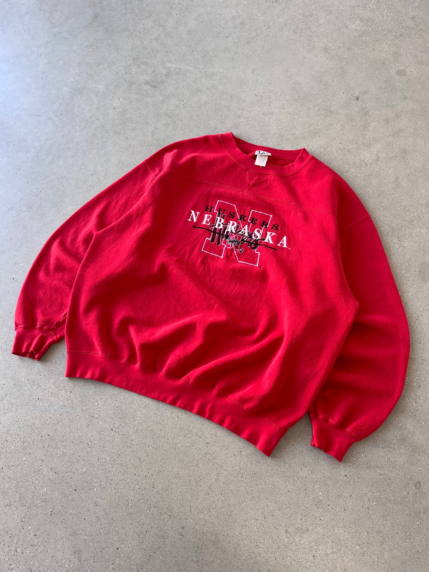 Vintage Huskers Nebraska Lee Sport Crewneck - XL