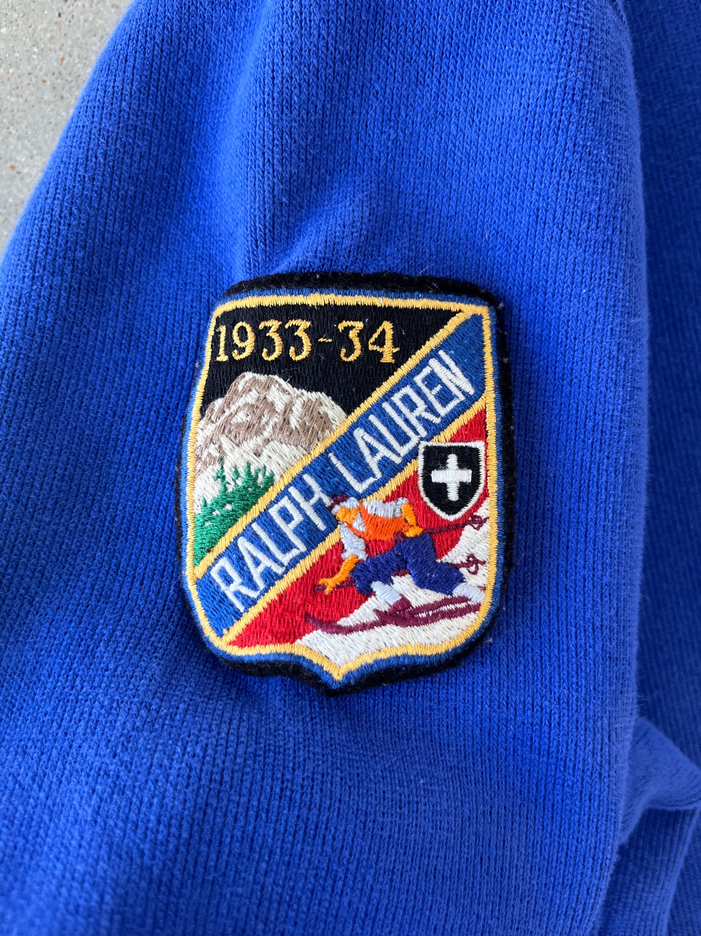 Vintage Polo Ralph Lauren Blue Quarter Zip - L