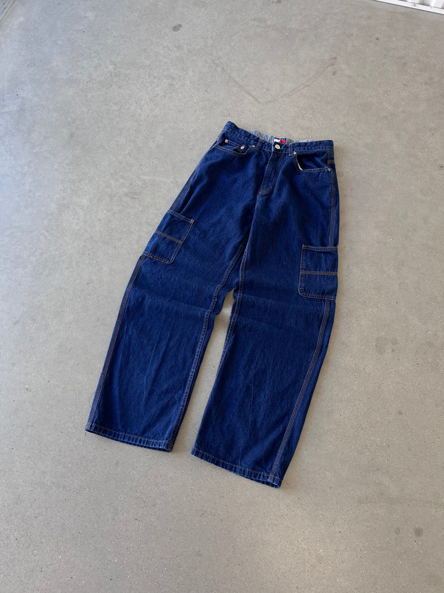 Vintage Y2K Tommy Hilfiger Cargo Denim - 29 W