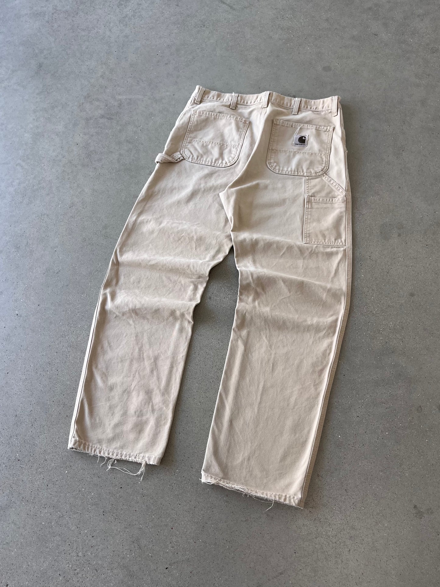 Vintage Carhartt Crème Carpenter Pants - 36x34