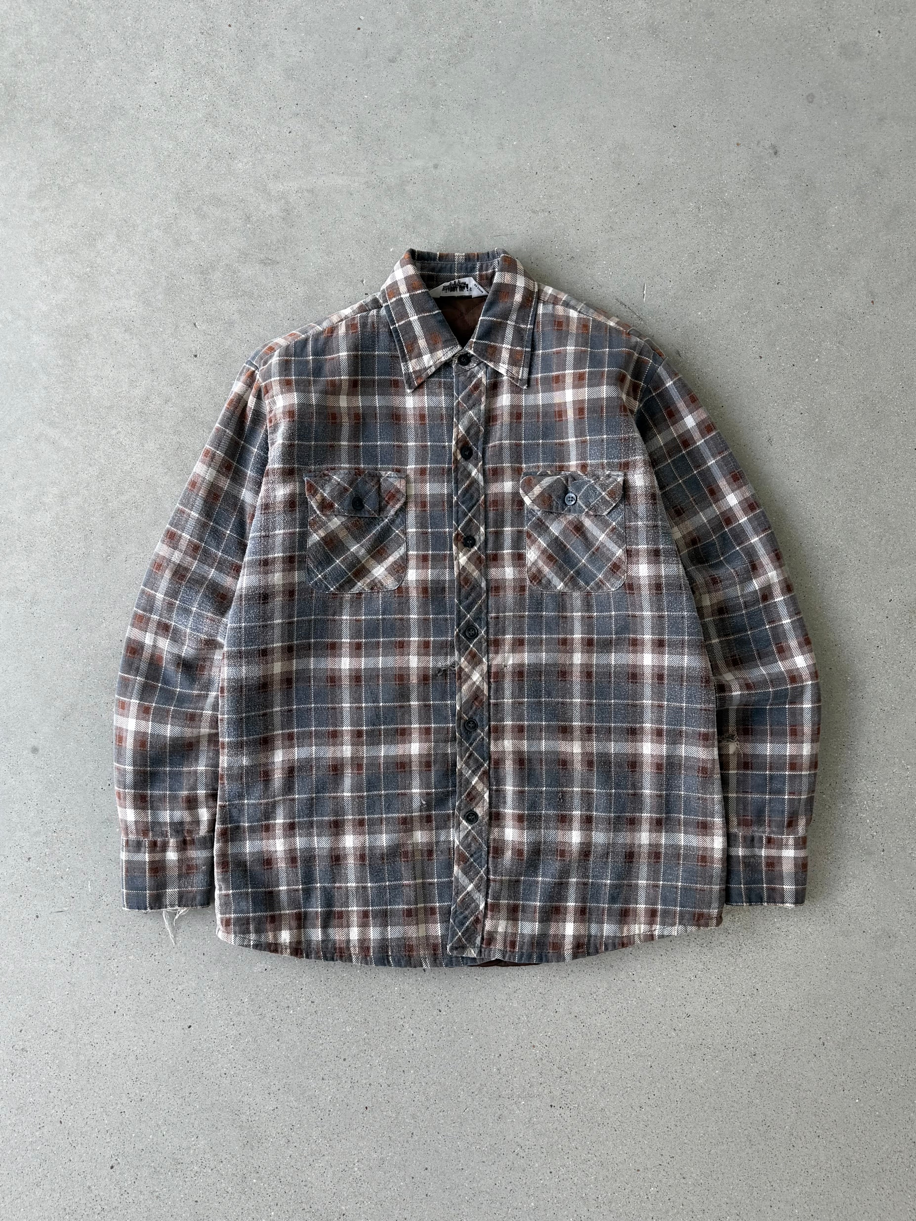 Vintage Twenty Three Blanket-lined Plaid Button-up - M