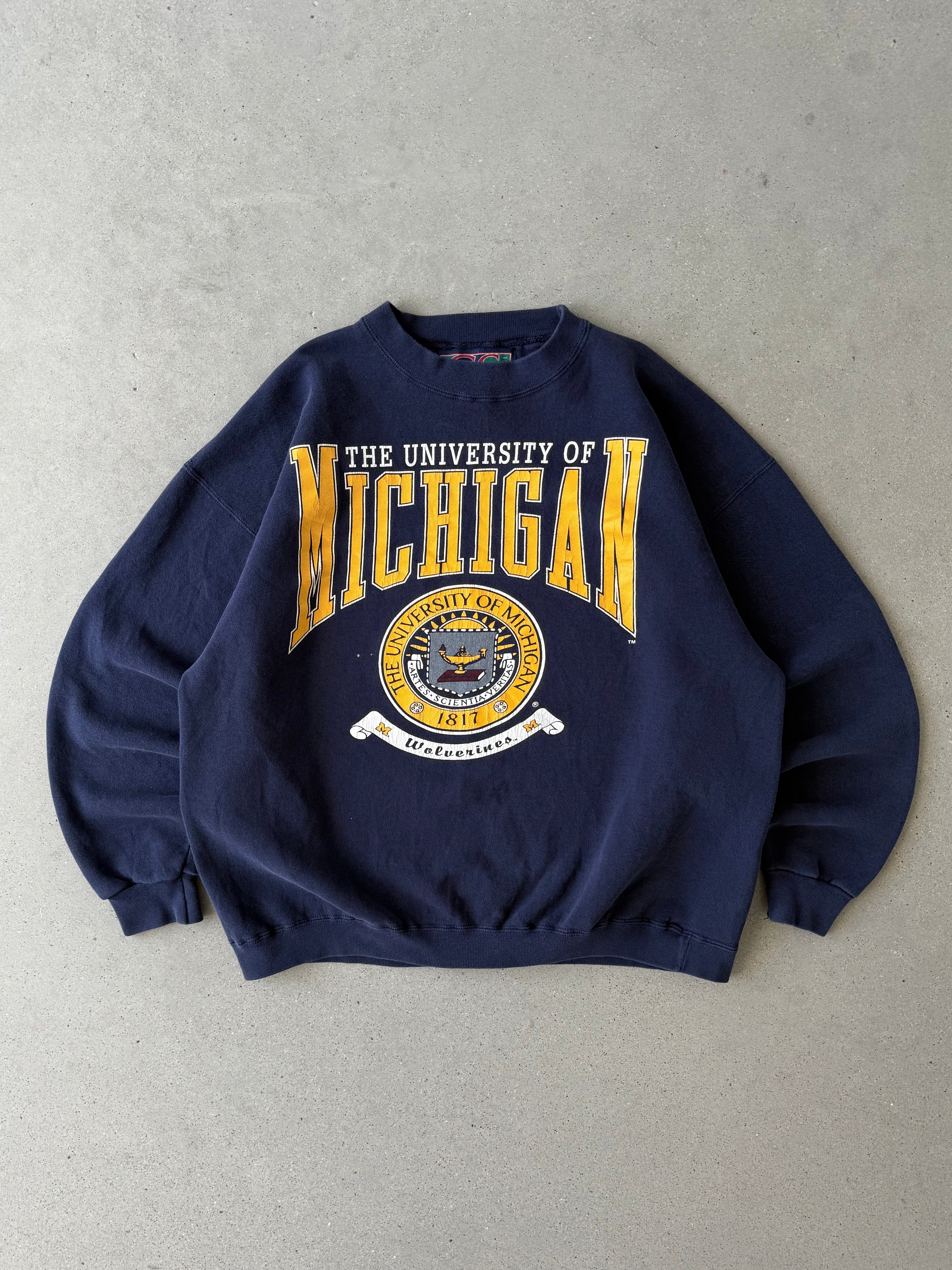 Vintage The University of Michigan Crewneck - L