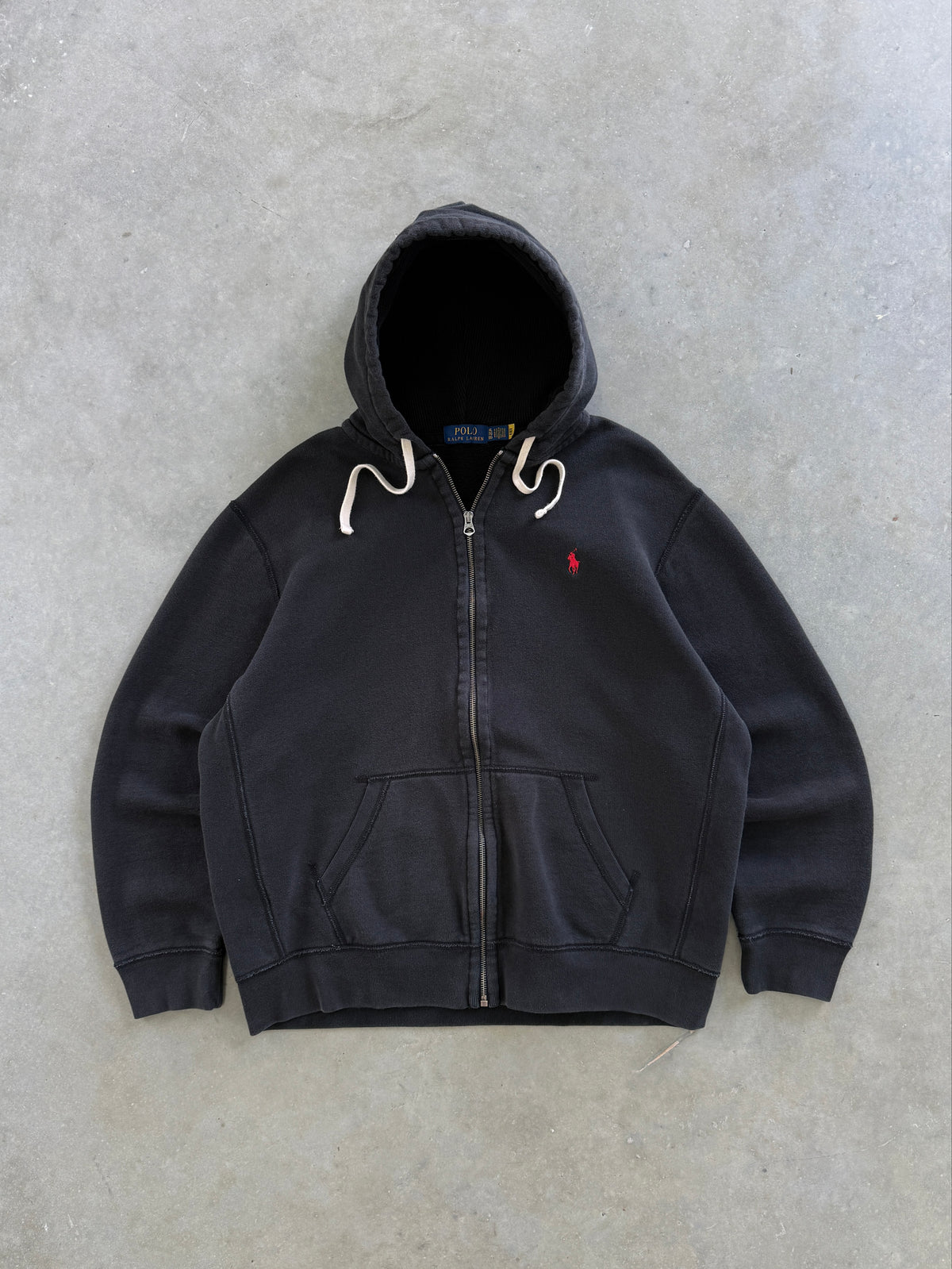 Vintage 2000s Polo Ralph Lauren Zip-up Hoodie (XL)