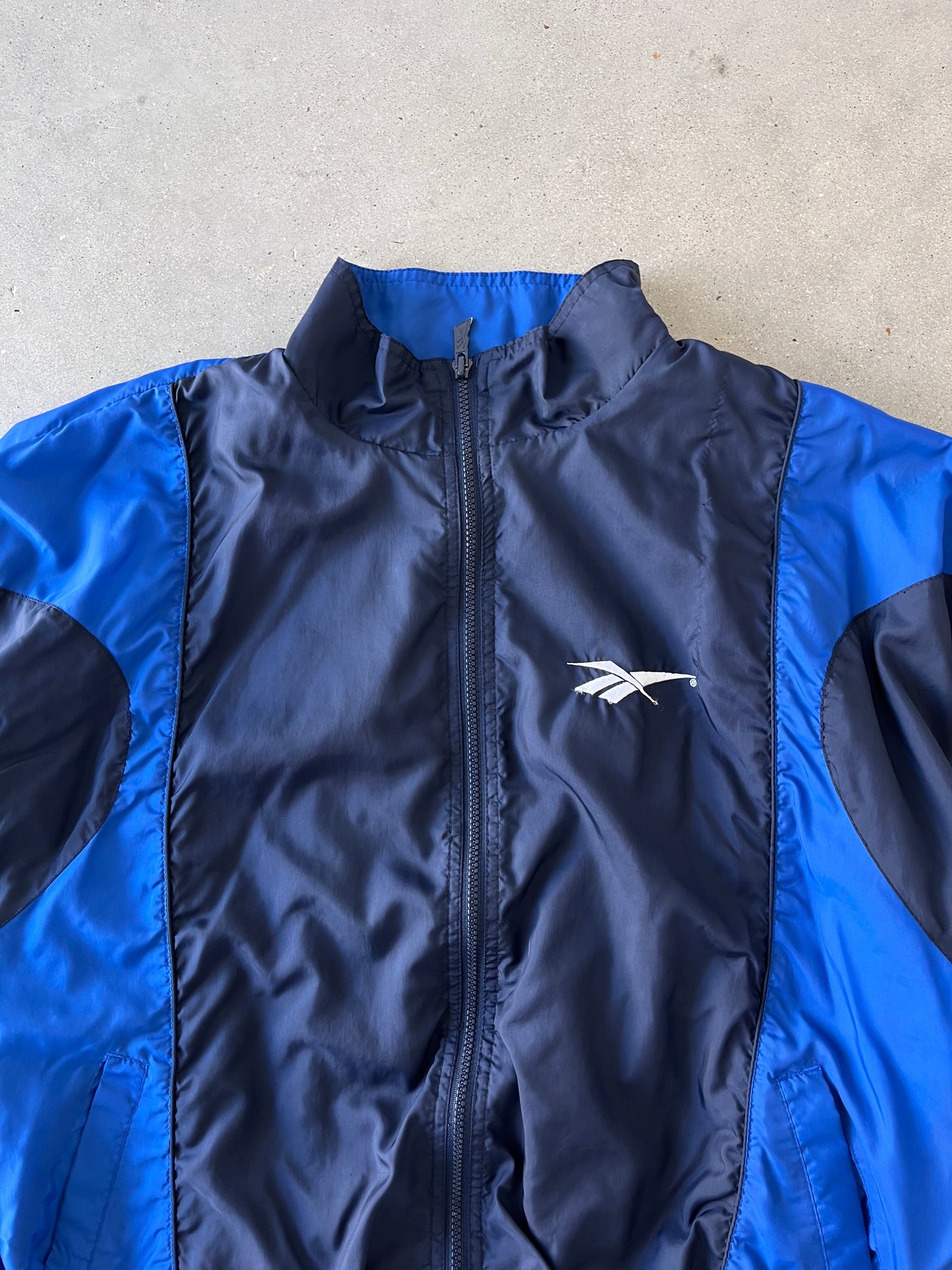 Vintage 90s Reebok Blue/Navy Windbreaker - XL